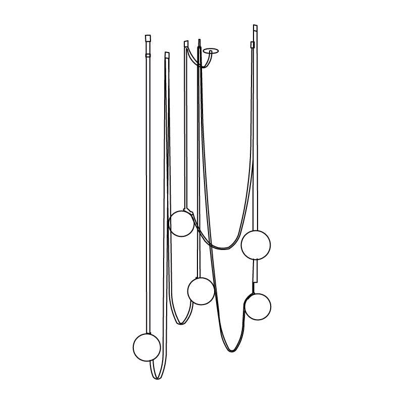 Zephira Suspension à Sangles Multiples - Neutralighting