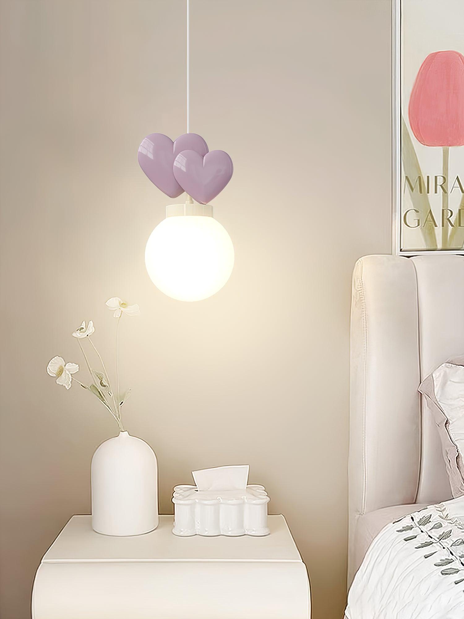 Riva Applique Murale Résine Cœur Verre - Neutralighting