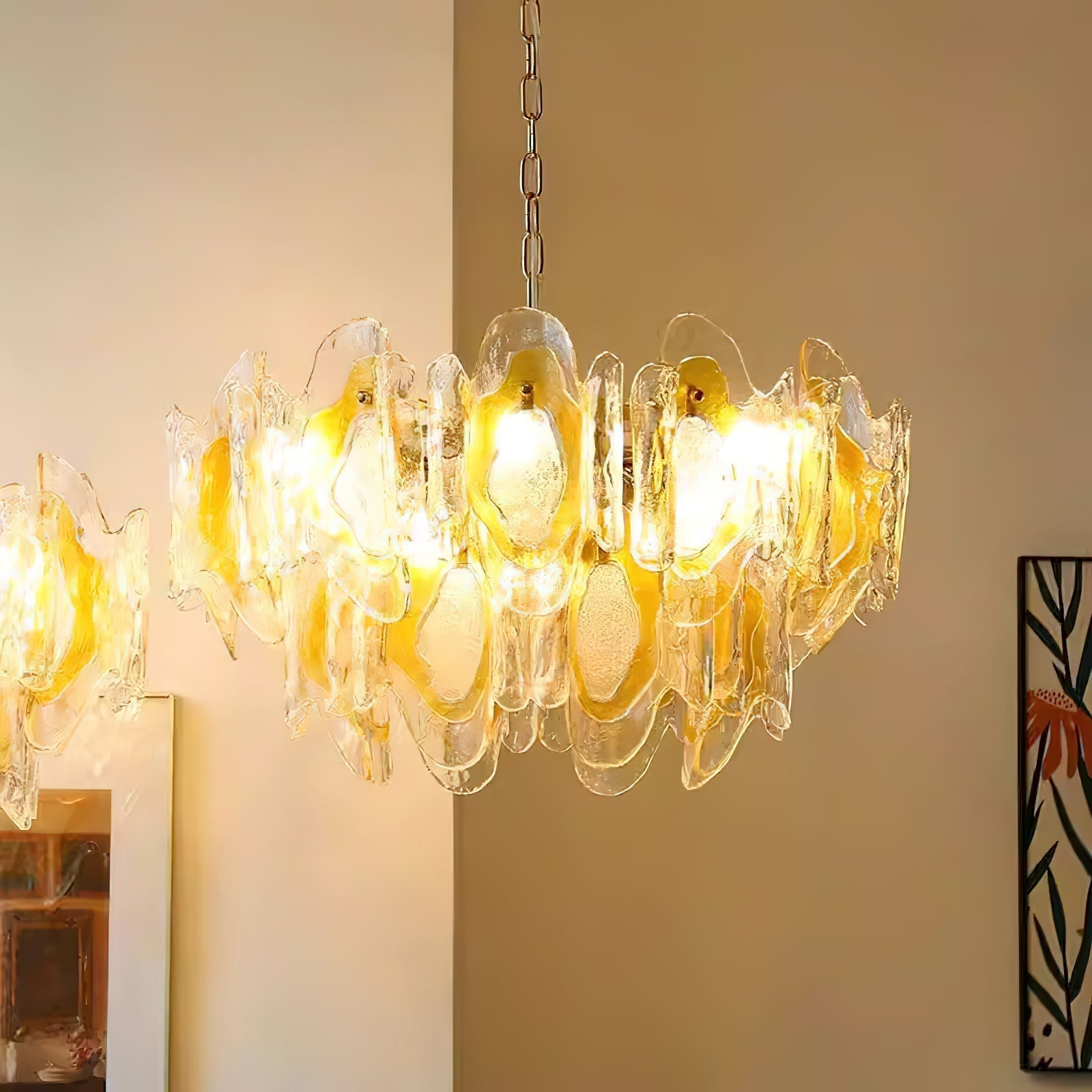 Zecaryra Lustre en Verre Luxe Postmoderne - Neutralighting