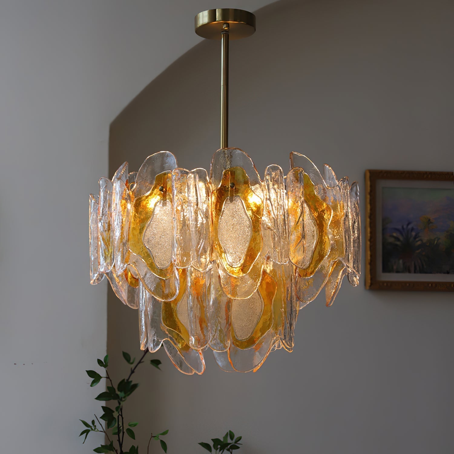 Zecaryra Lustre en Verre Luxe Postmoderne - Neutralighting