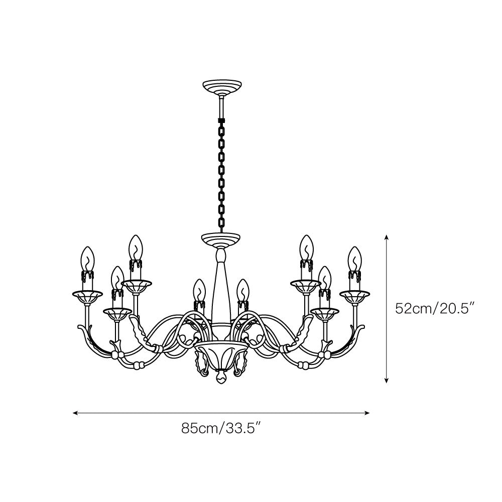 Cevynara Postmodern Luxury Metal Chandelier - Neutralighting