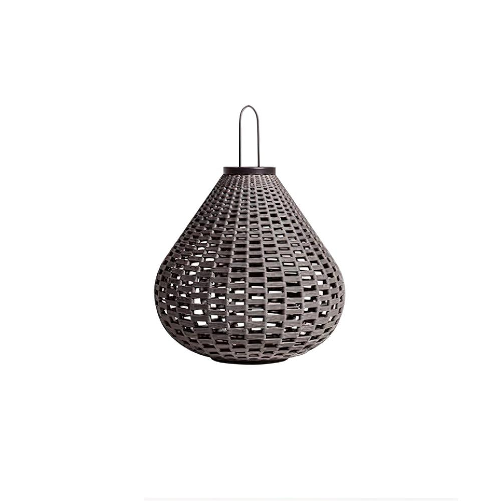Poltrona Lampe Extérieure Lanterne Rattan Goutte d'Eau Rustique - Neutralighting