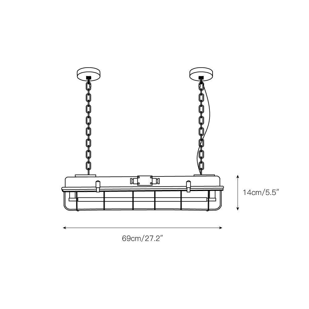 Usorel Suspension Métal Minimaliste Moderne - Neutralighting