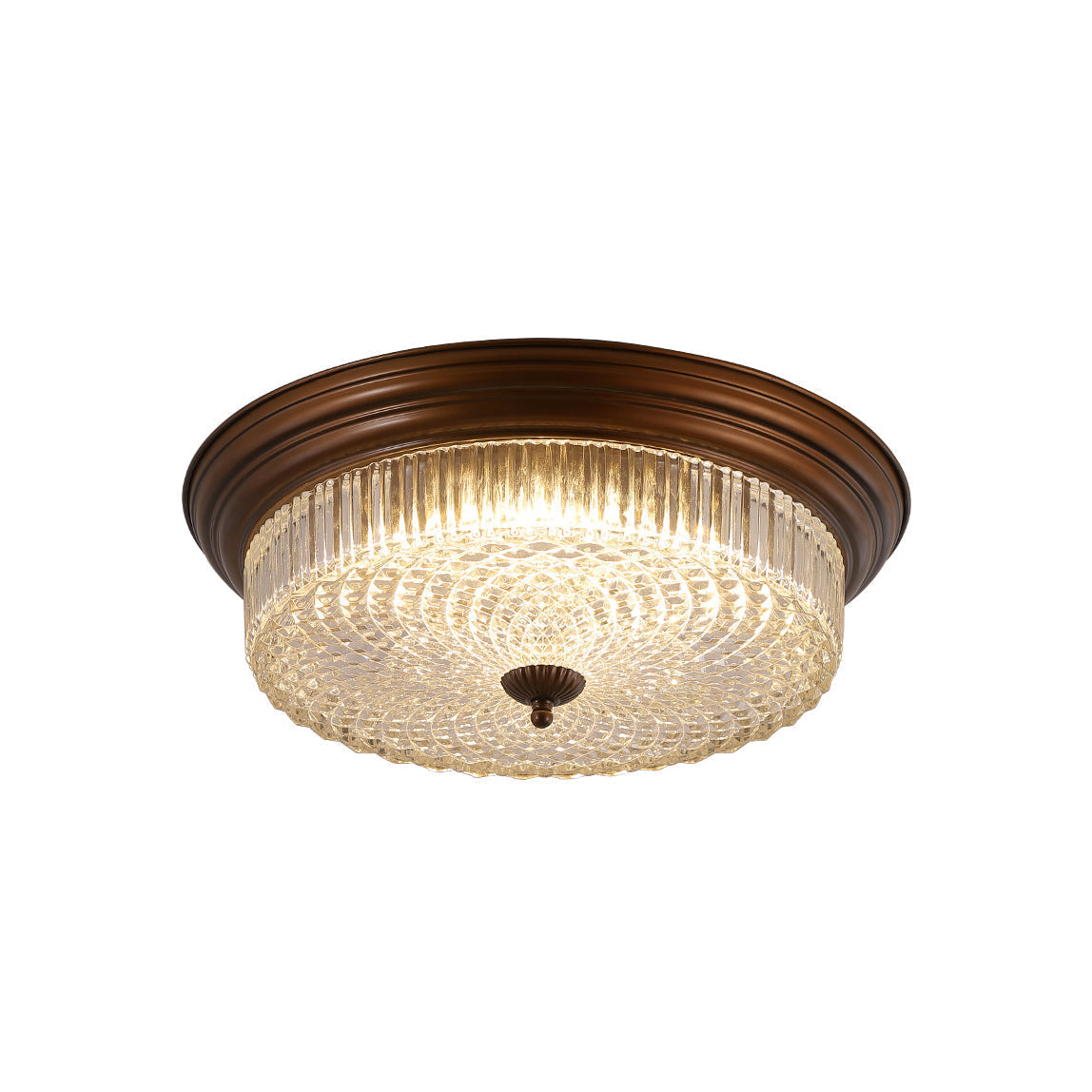 Ulcarir Lampe de Plafond Métal Verre Rétro Minimaliste Moderne - Neutralighting