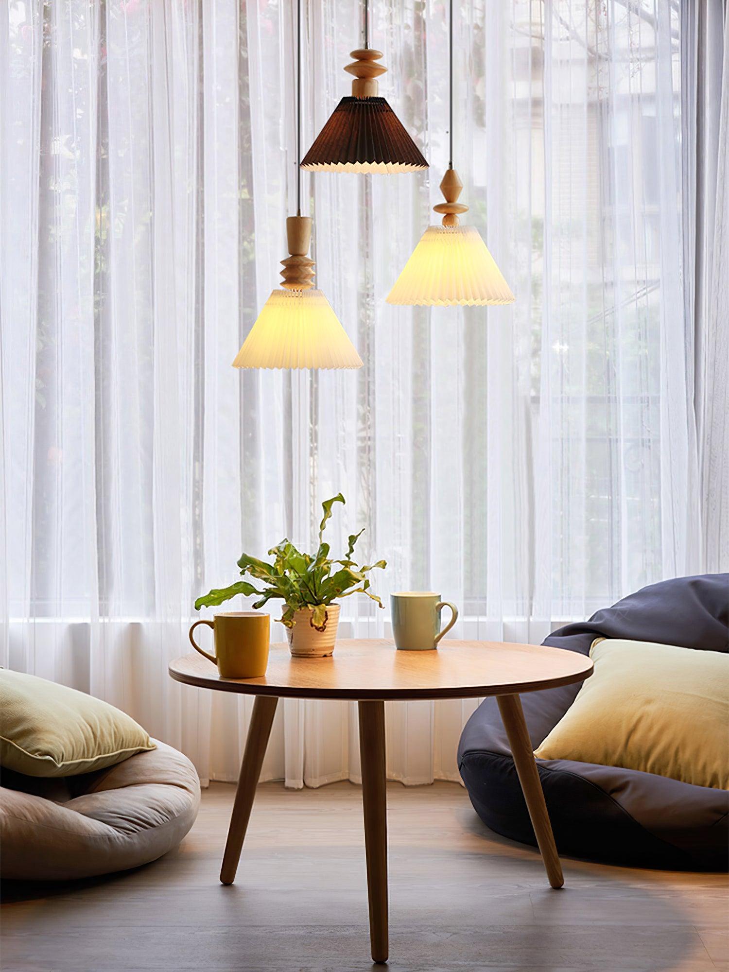 Eurrinion Wood Pendant Light - Letslighting