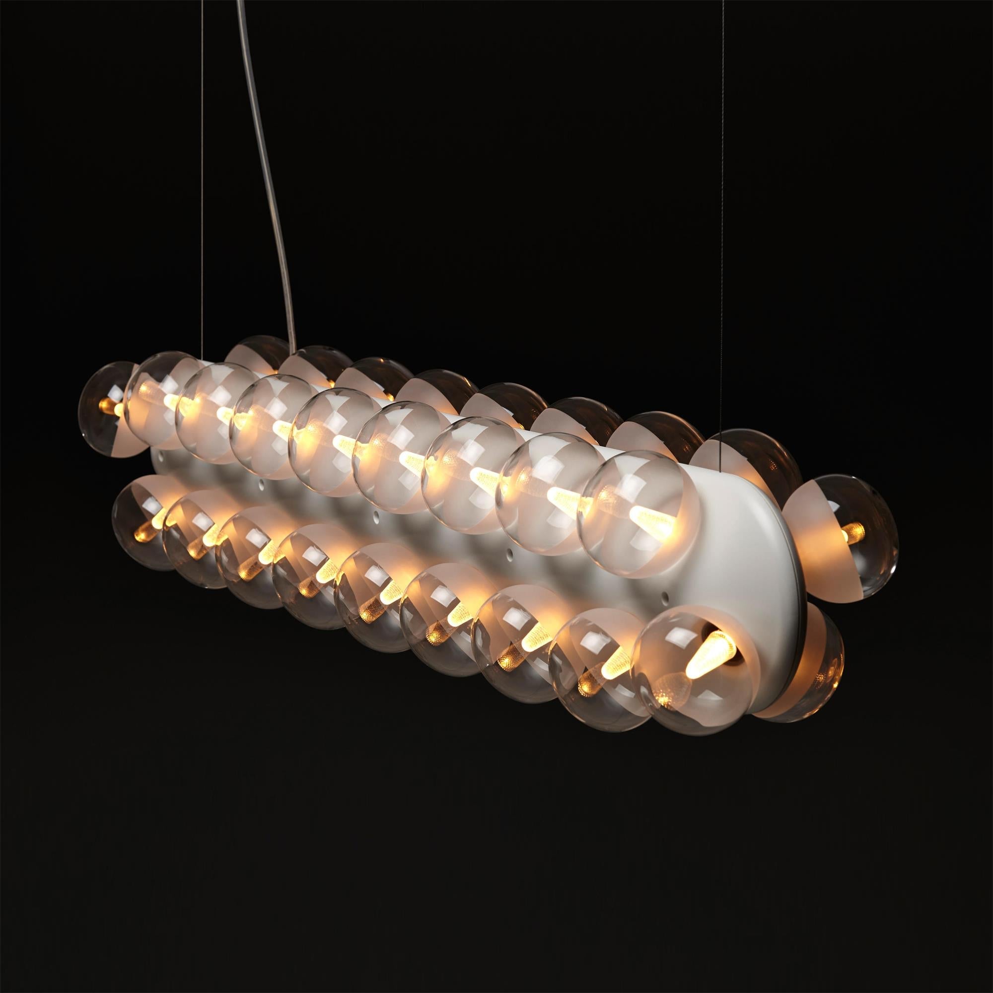 Ulvinos Individual Creativity Resin Glass Chandelier - Lamp Copper