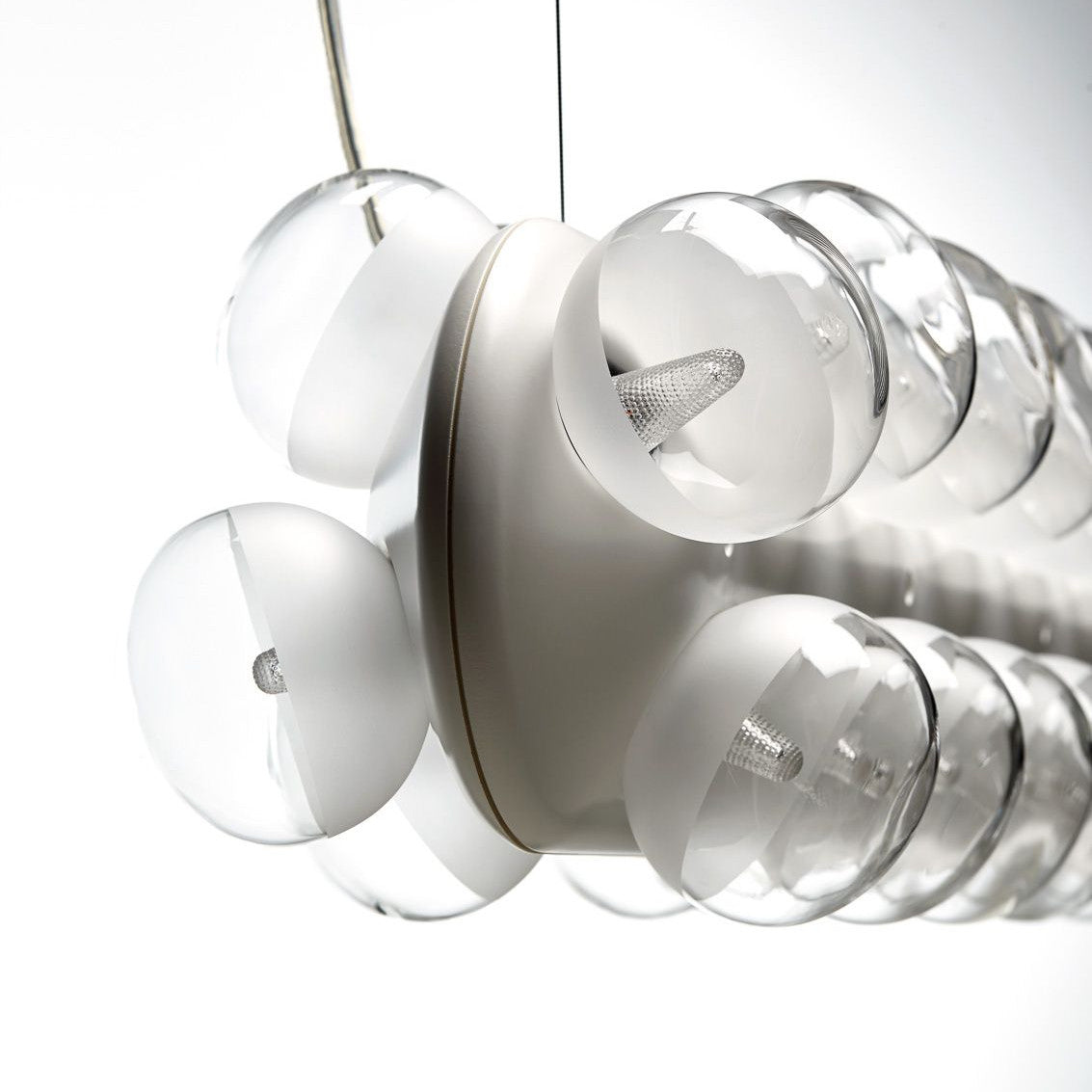 Ulvinos Individual Creativity Resin Glass Chandelier - Lamp Copper