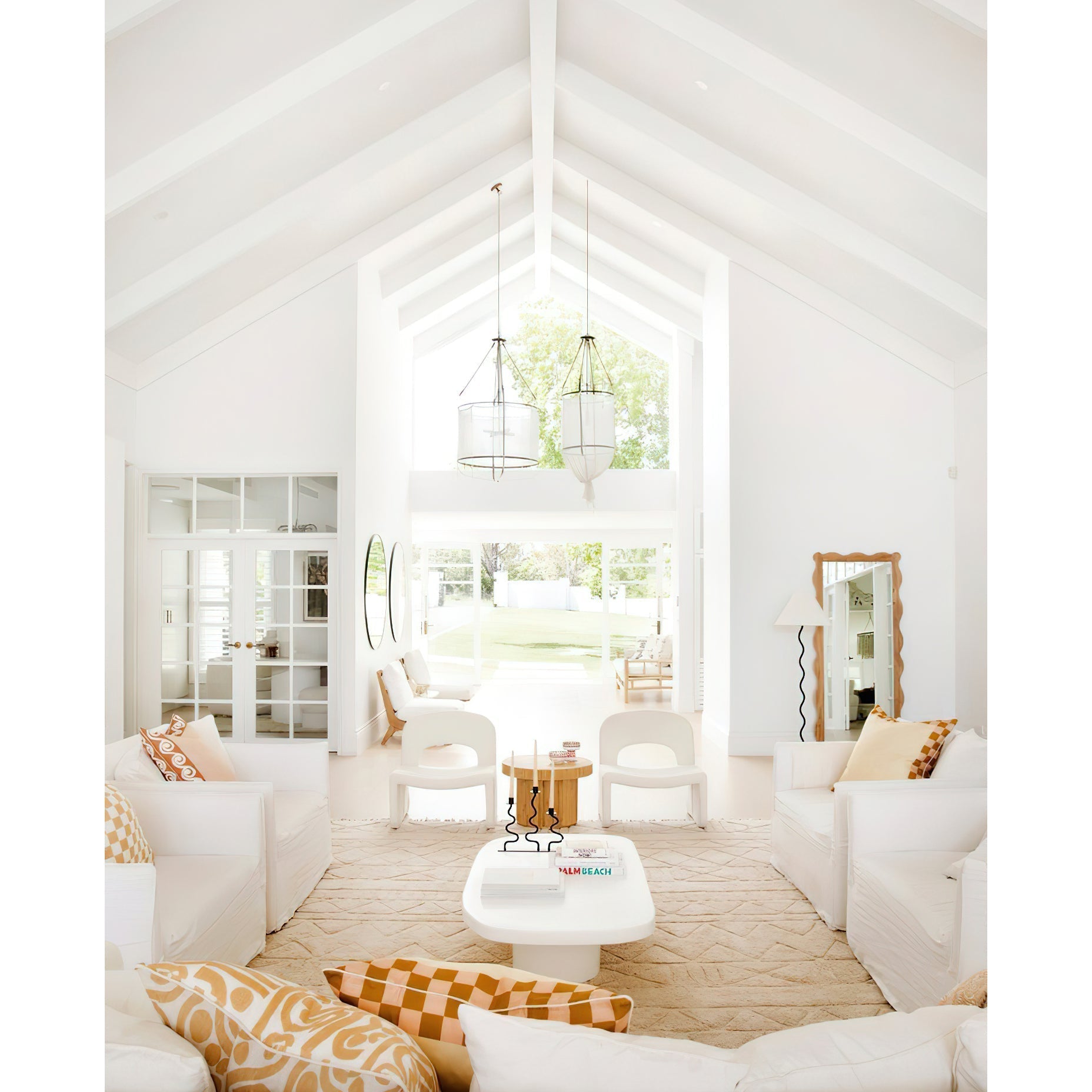 Erina Chandelier Moderne en Lin et Métal - Neutralighting