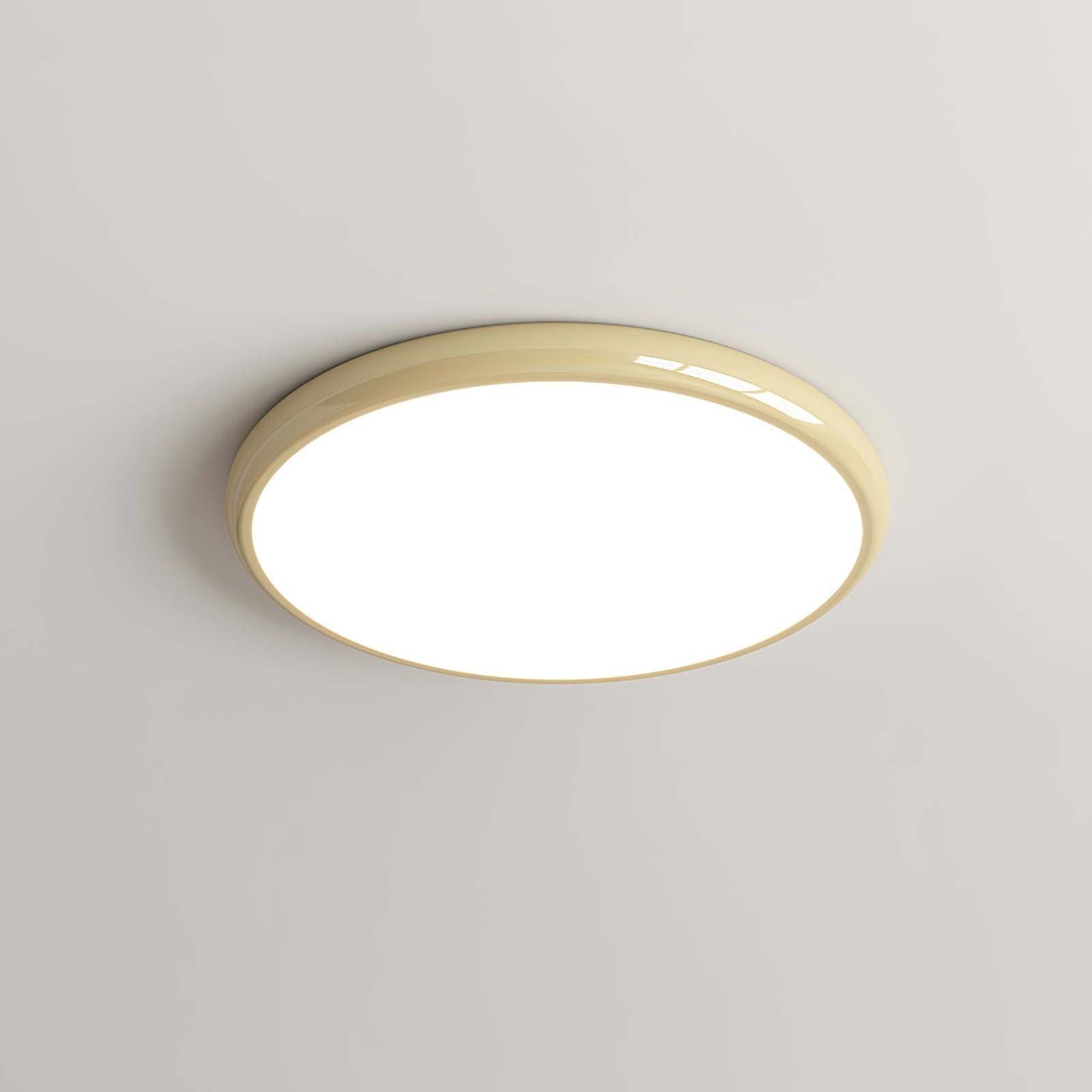 Aurdoreth LED Modern Minimalist Metal Flush Mount Ceiling Light - Lamp Copper