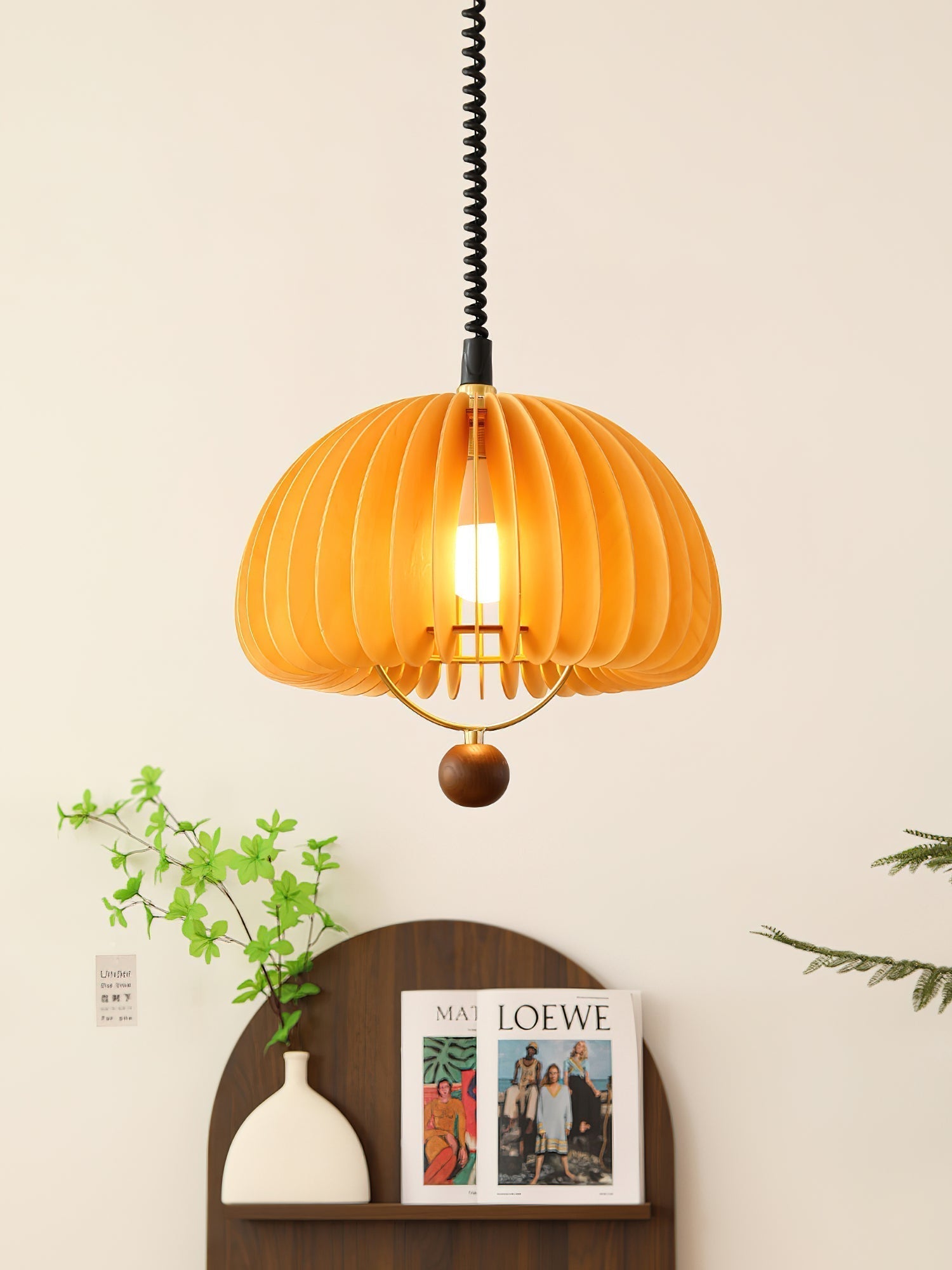 Fisher Suspension Bois Moderne - Neutralighting