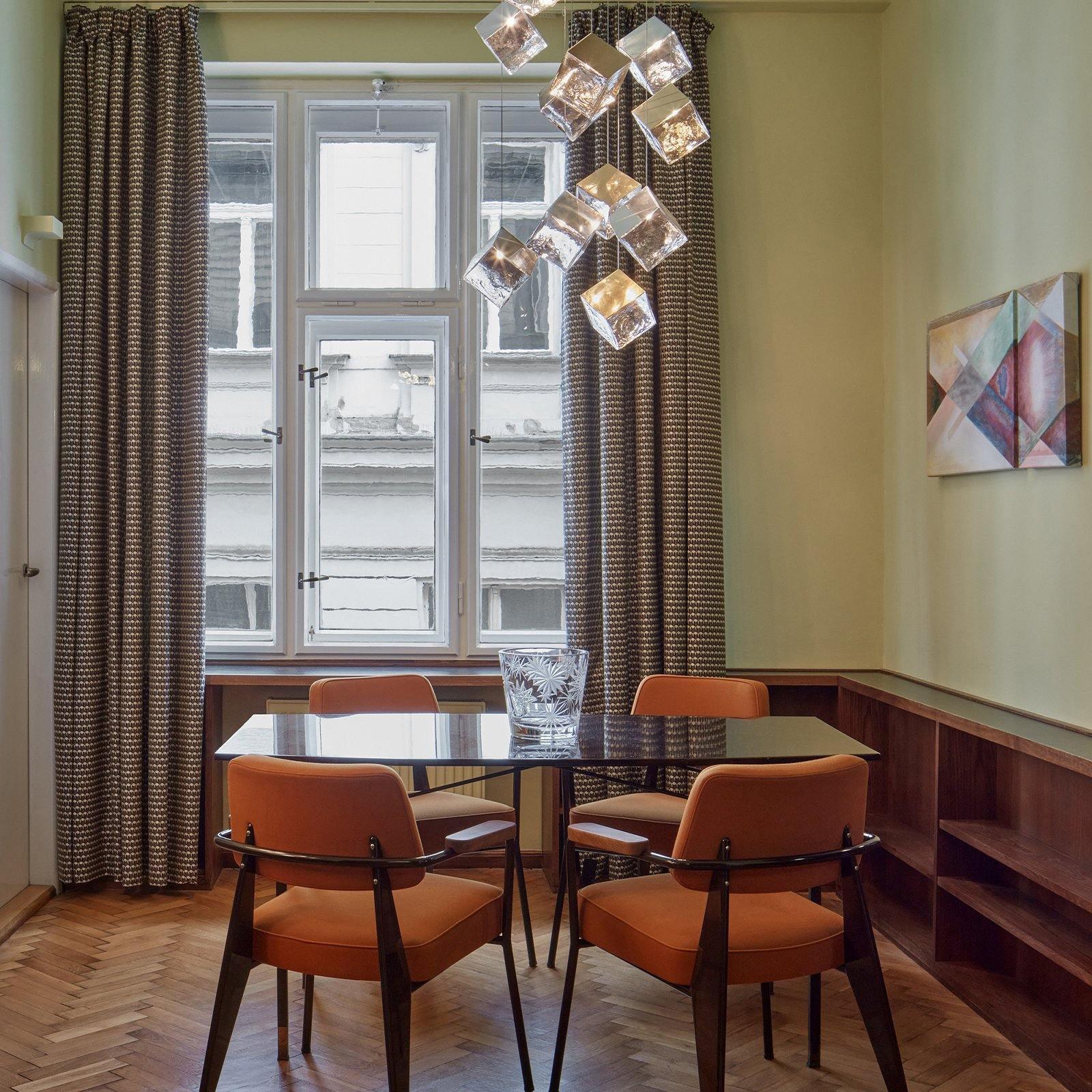 Arco Artistic Geometric Cube Chandelier - Letslighting