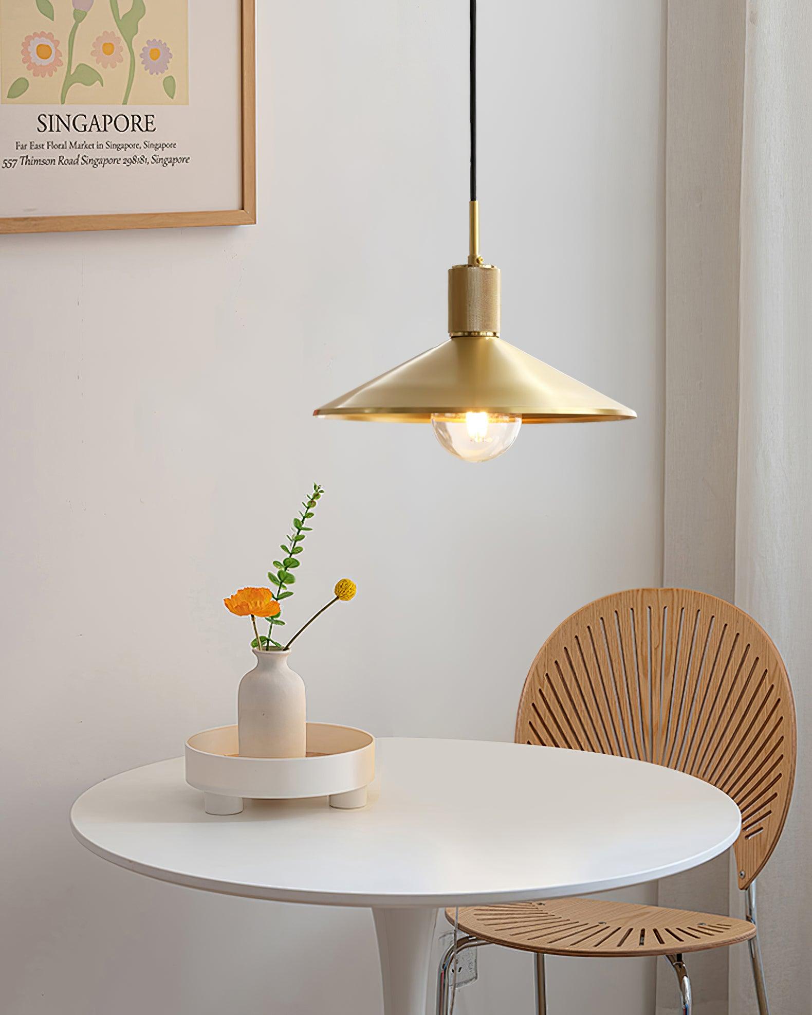 Quentin Suspension Laiton Cône - Neutralighting