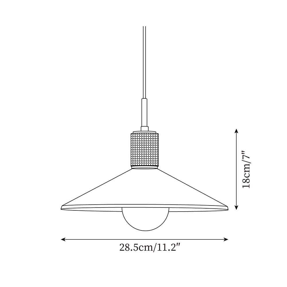 Quentin Suspension Laiton Cône - Neutralighting