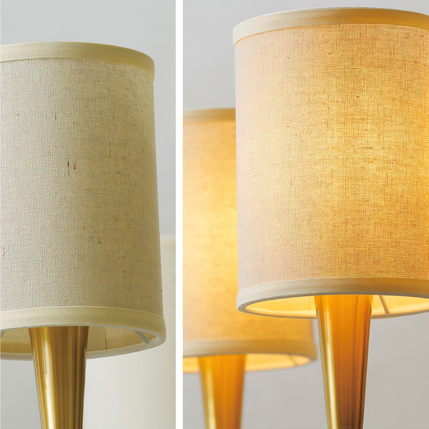 Armira Vintage Industrial Metal Fabric Chandelier - Lamp Copper