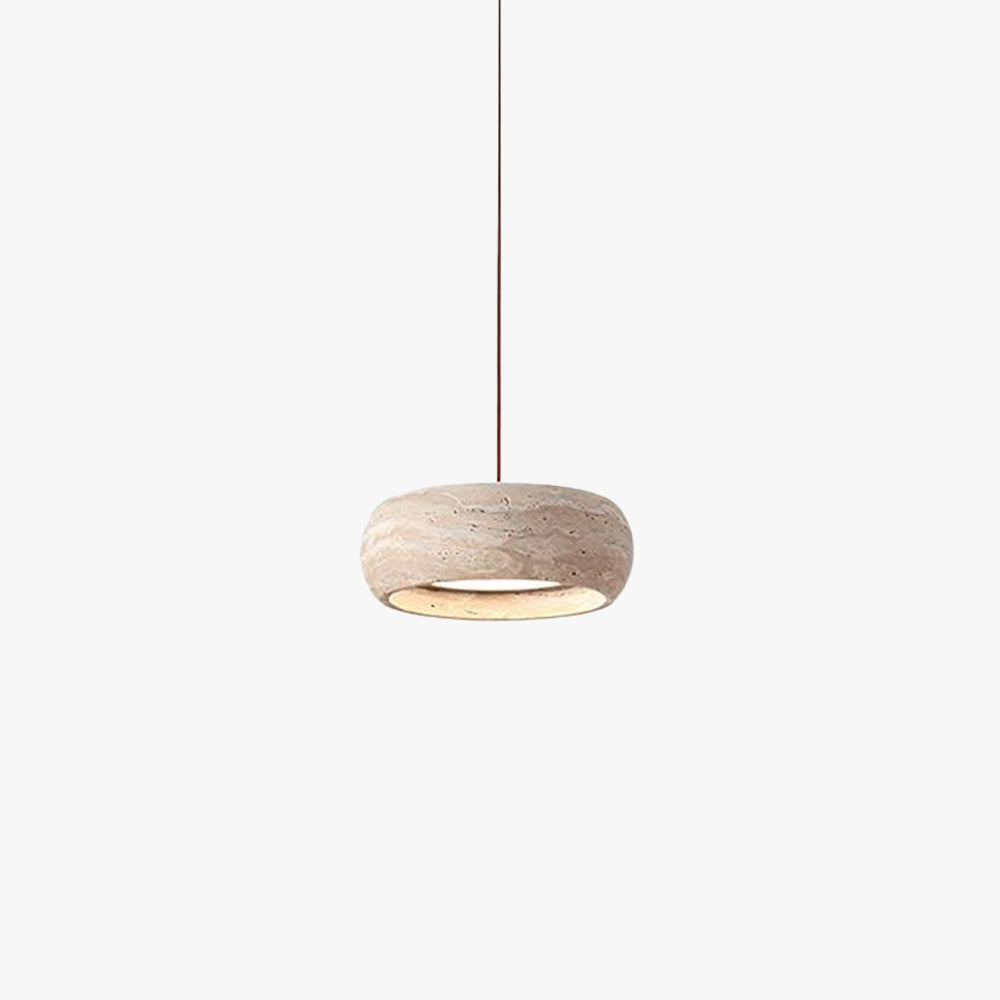Tova Suspensions en Travertin en Forme de Donut - Neutralighting
