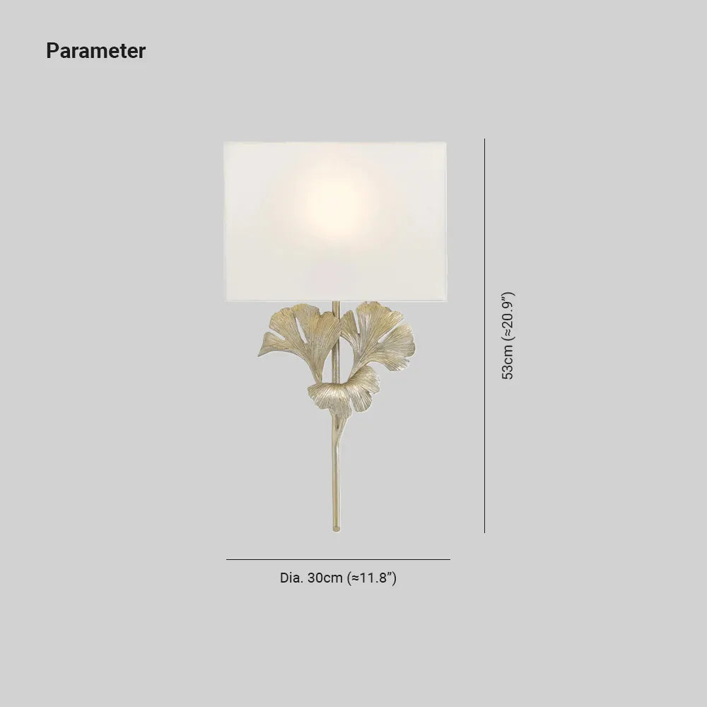 Daisy Applique Murale Feuille de Ginkgo - Neutralighting