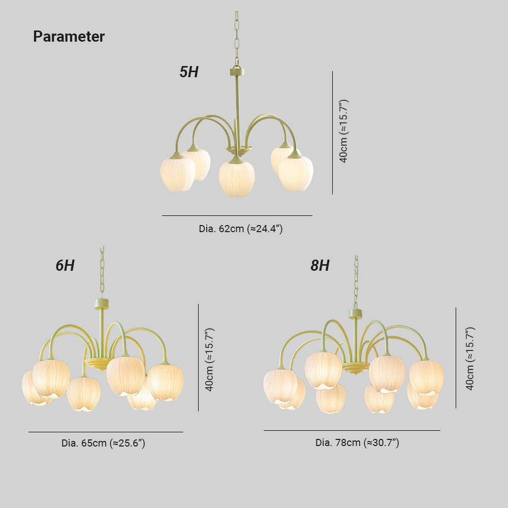 Tulip Lustres Rafraîchissants en Verre - Neutralighting