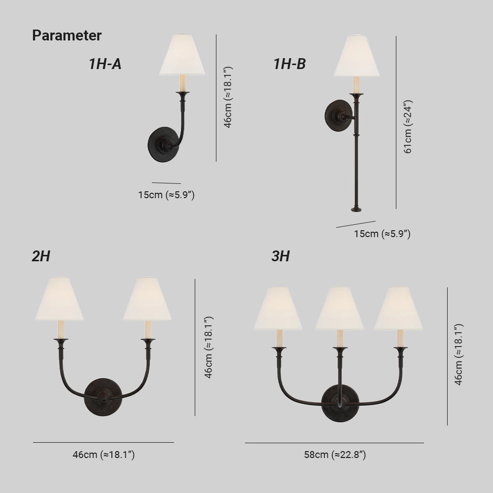 Vivienne Applique Murale en Tissu - Neutralighting
