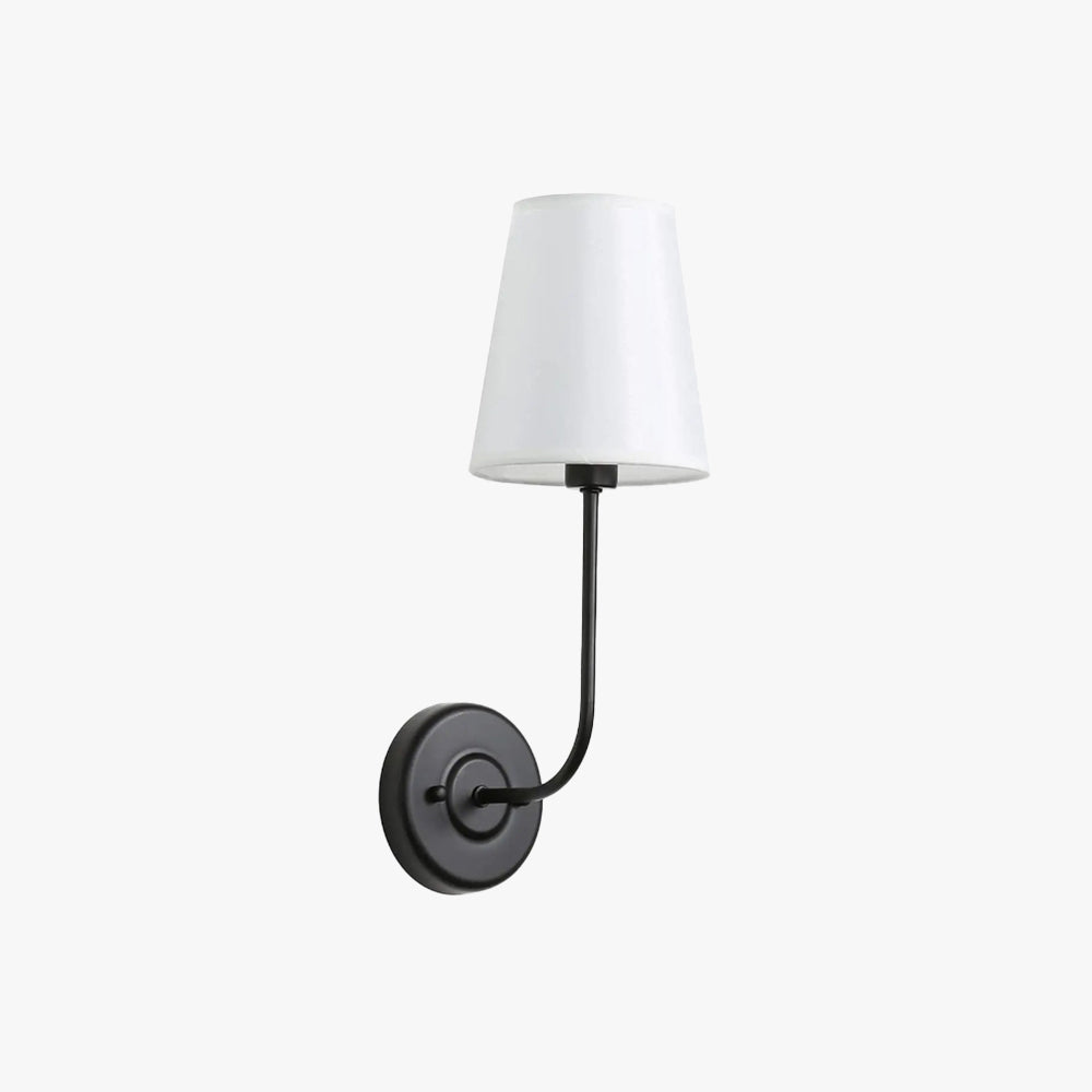 Arisha Moderne Métal Tissu Intérieur Applique Murale Salon