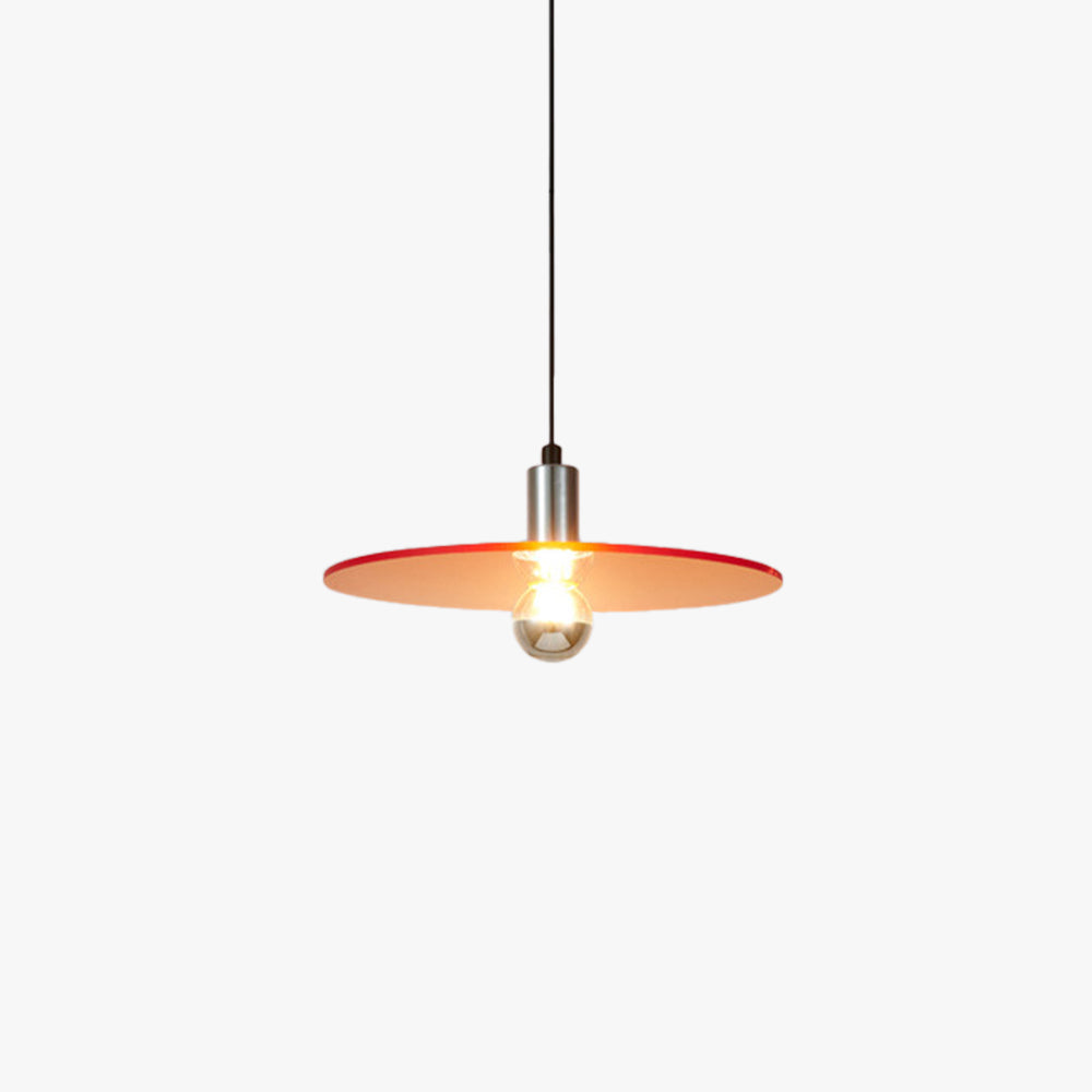 Arisha Nordique LED Plaque-Forme Verre Suspension Salon