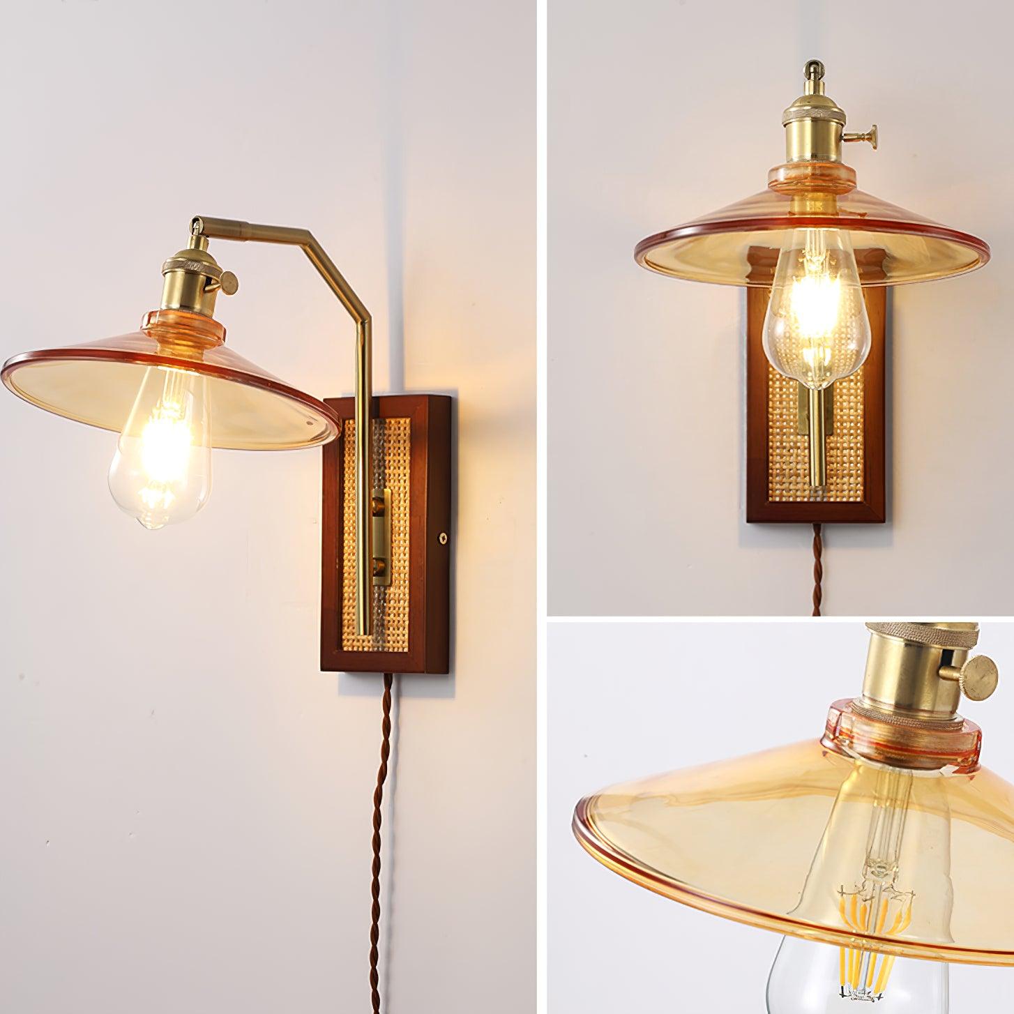 Cusorion Premium Nordic Art Glass Bamboo Wall Lamp - Neutralighting