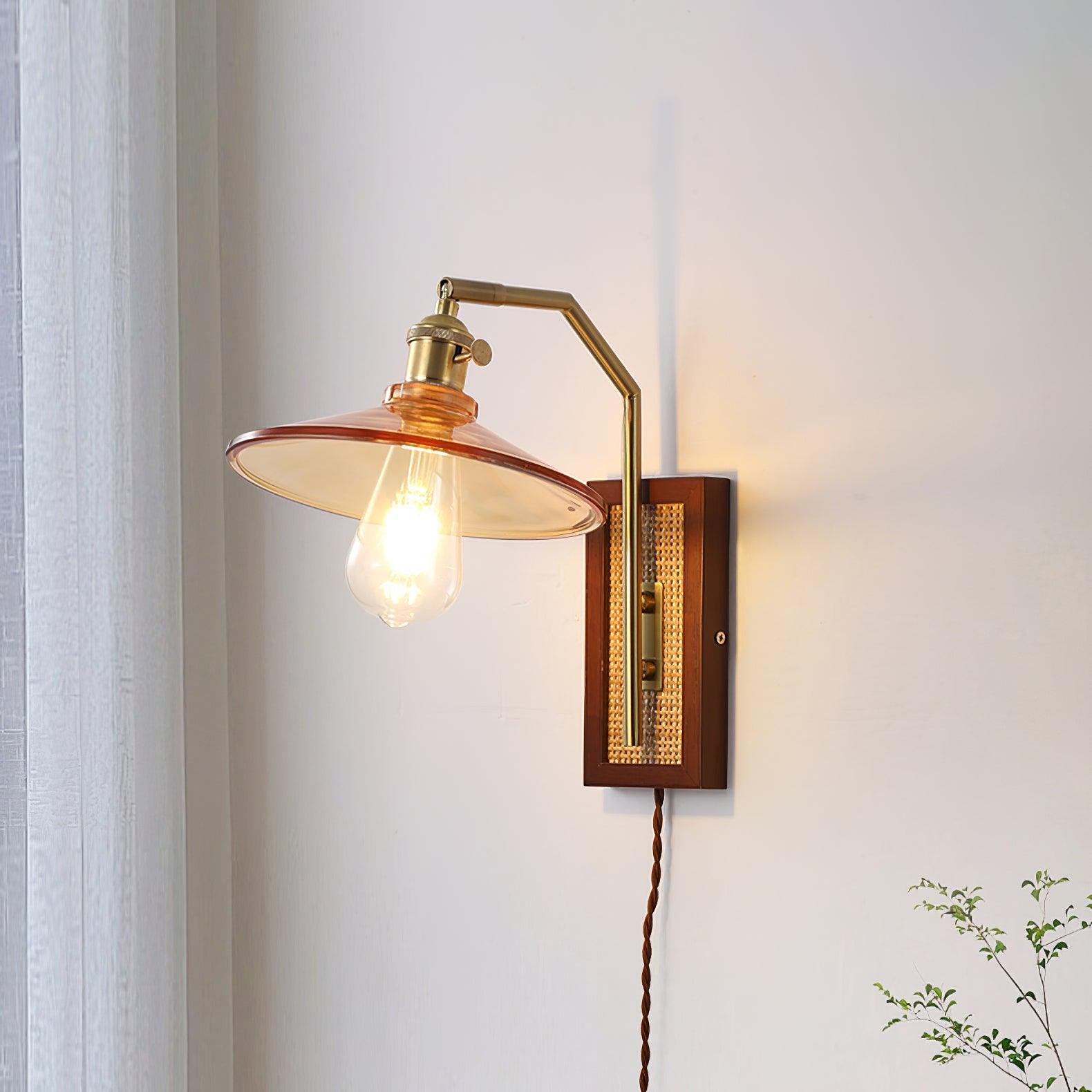 Cusorion Premium Nordic Art Glass Bamboo Wall Lamp - Neutralighting
