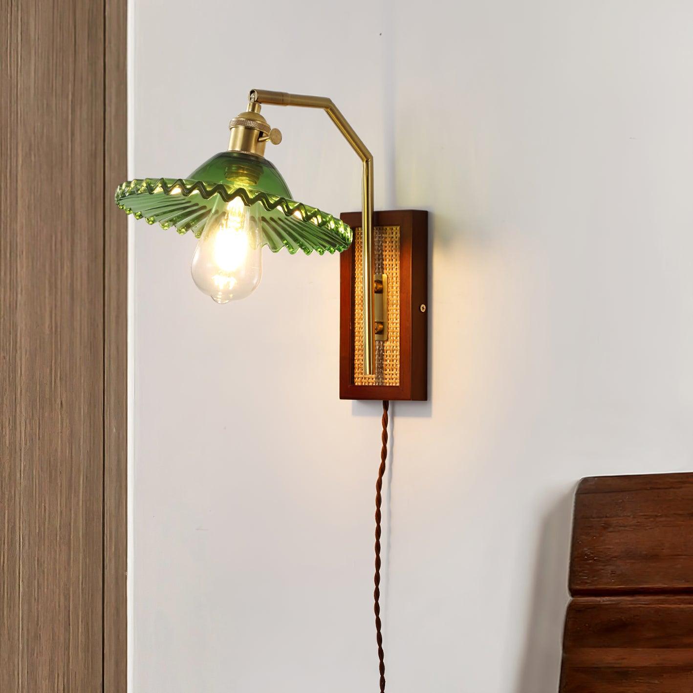 Cusorion Premium Nordic Art Glass Bamboo Wall Lamp - Neutralighting