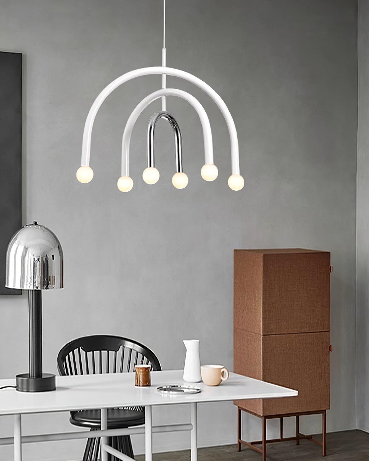 Viran Suspension Rainbow Modern Arc pour salon et salle à manger - Neutralighting