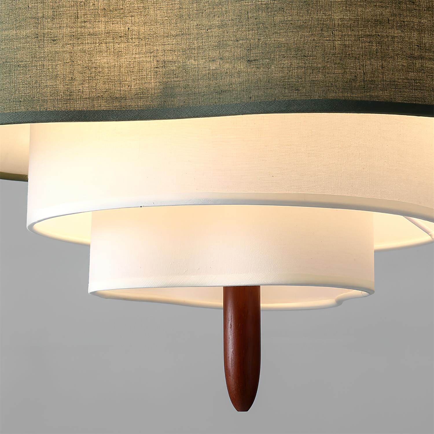 Ophel Green Fabric Pendant Lamp - Letslighting