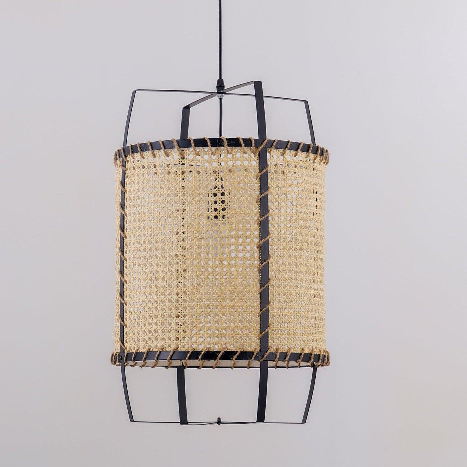 Meyda Lampe Suspendue en Rotin Tressé Organique - Neutralighting
