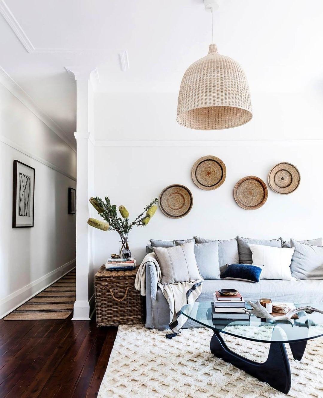 Willow Lustre Suspendu En Rattan Rustique - Neutralighting