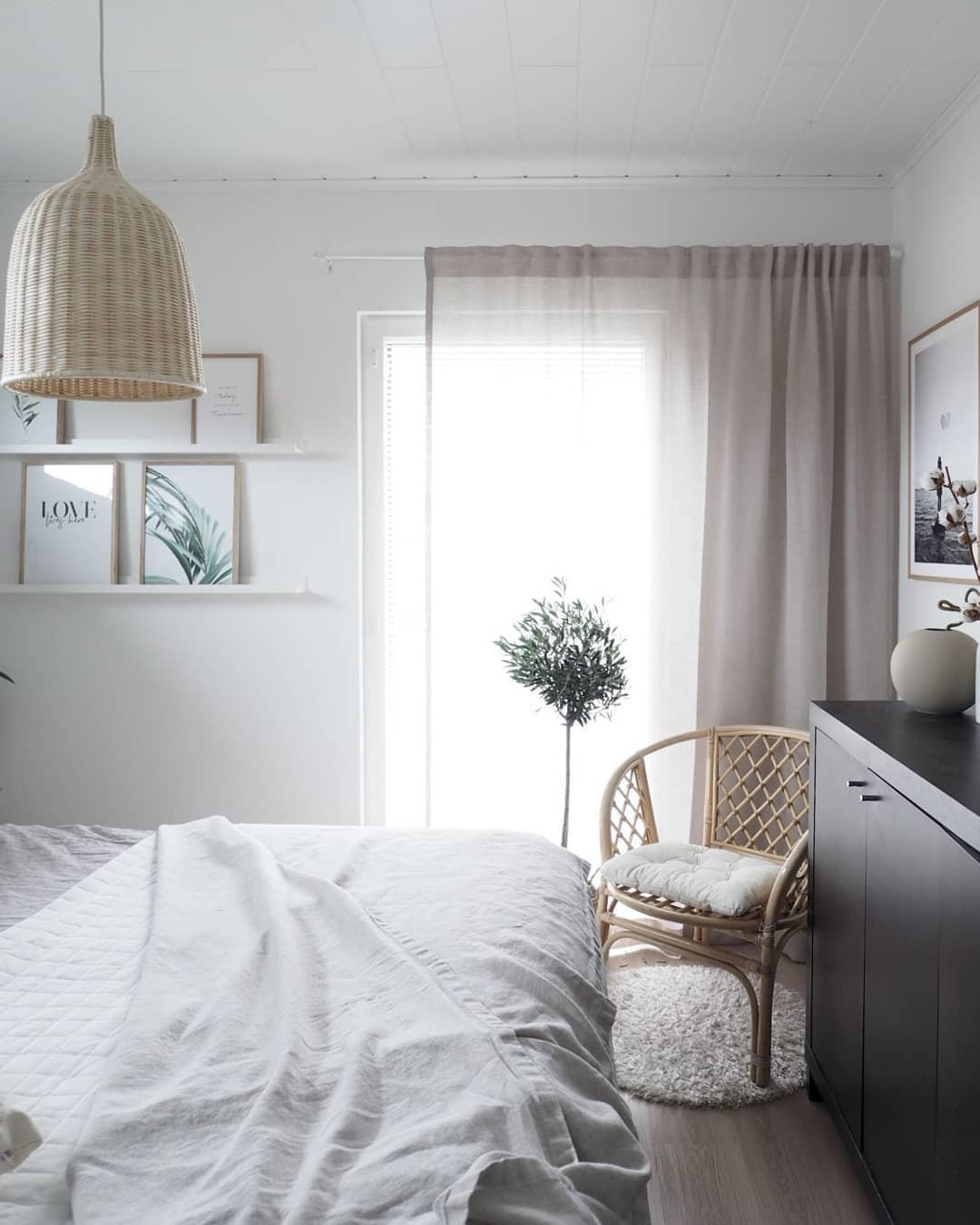 Willow Lustre Suspendu En Rattan Rustique - Neutralighting