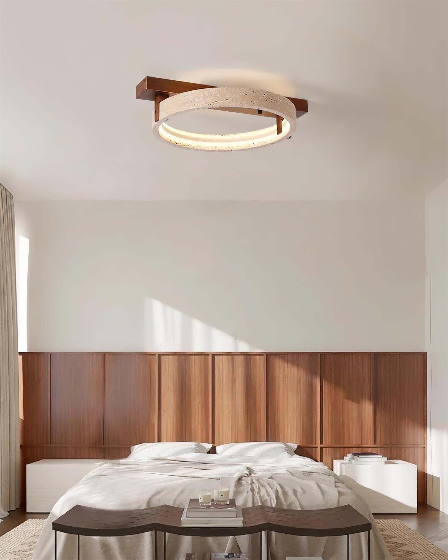 Ritta Lampe Plafonnier Travertin Naturel - Neutralighting