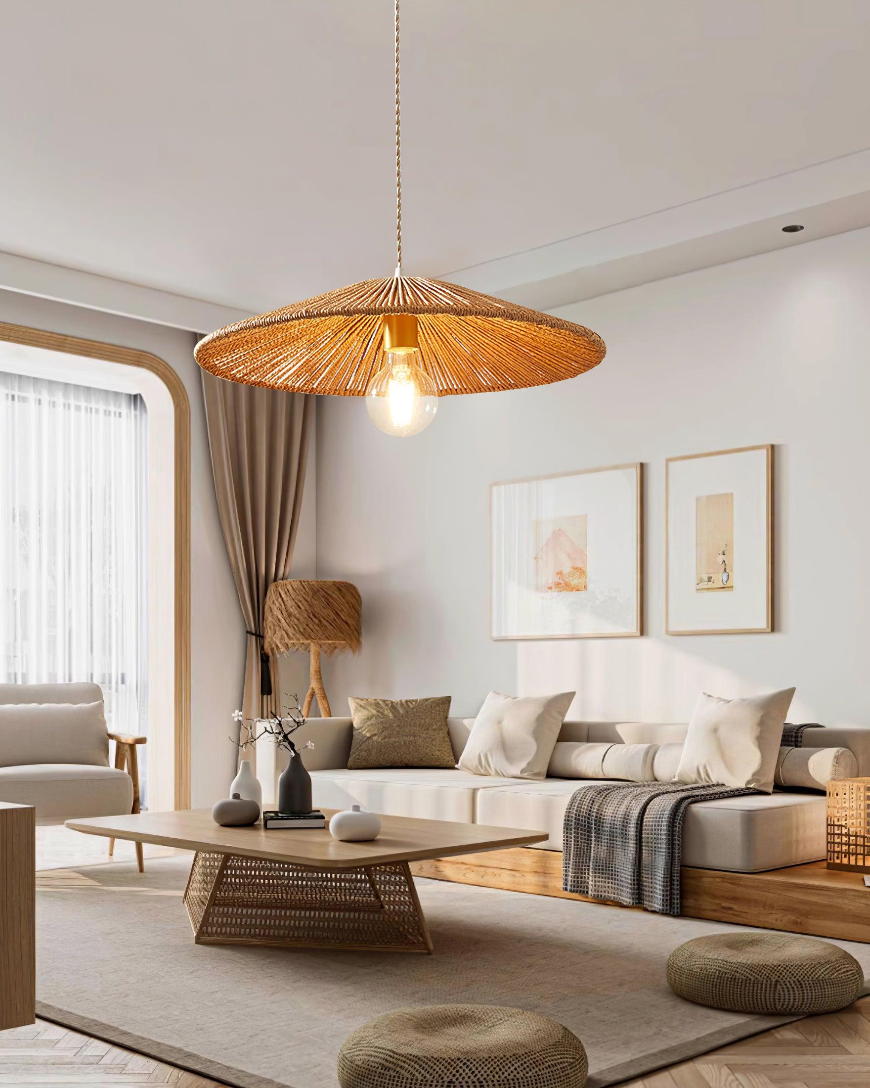 Sola Lampe Suspension Rattan - Neutralighting
