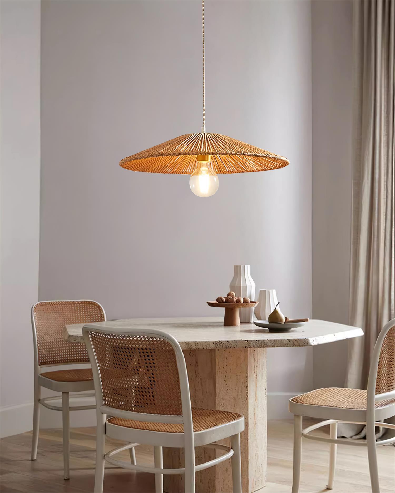 Sola Lampe Suspension Rattan - Neutralighting