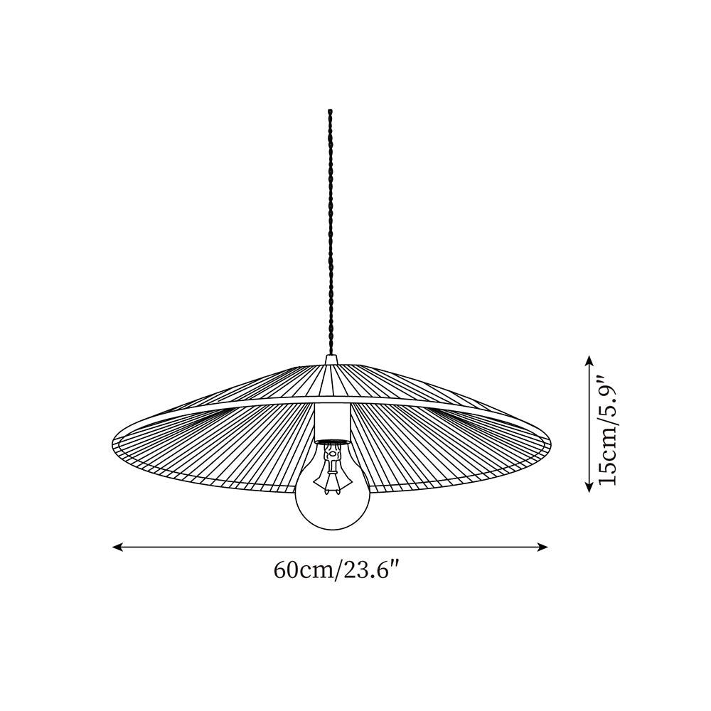 Sola Lampe Suspension Rattan - Neutralighting