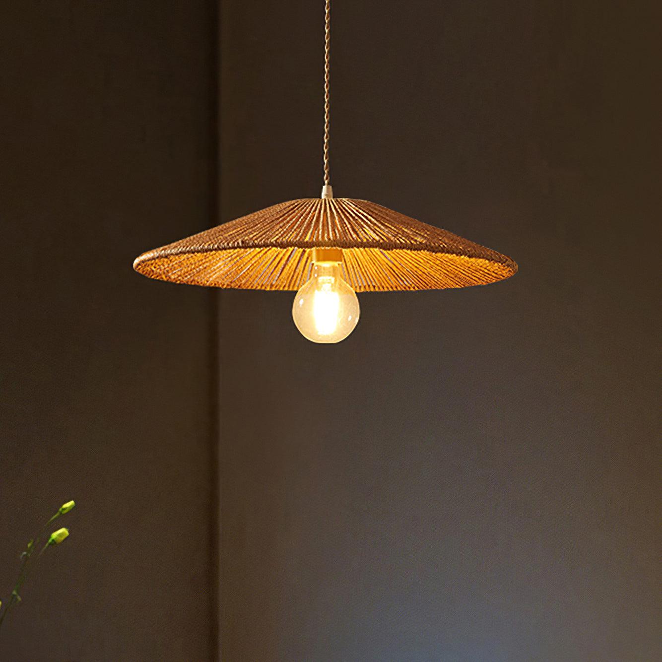 Sola Lampe Suspension Rattan - Neutralighting