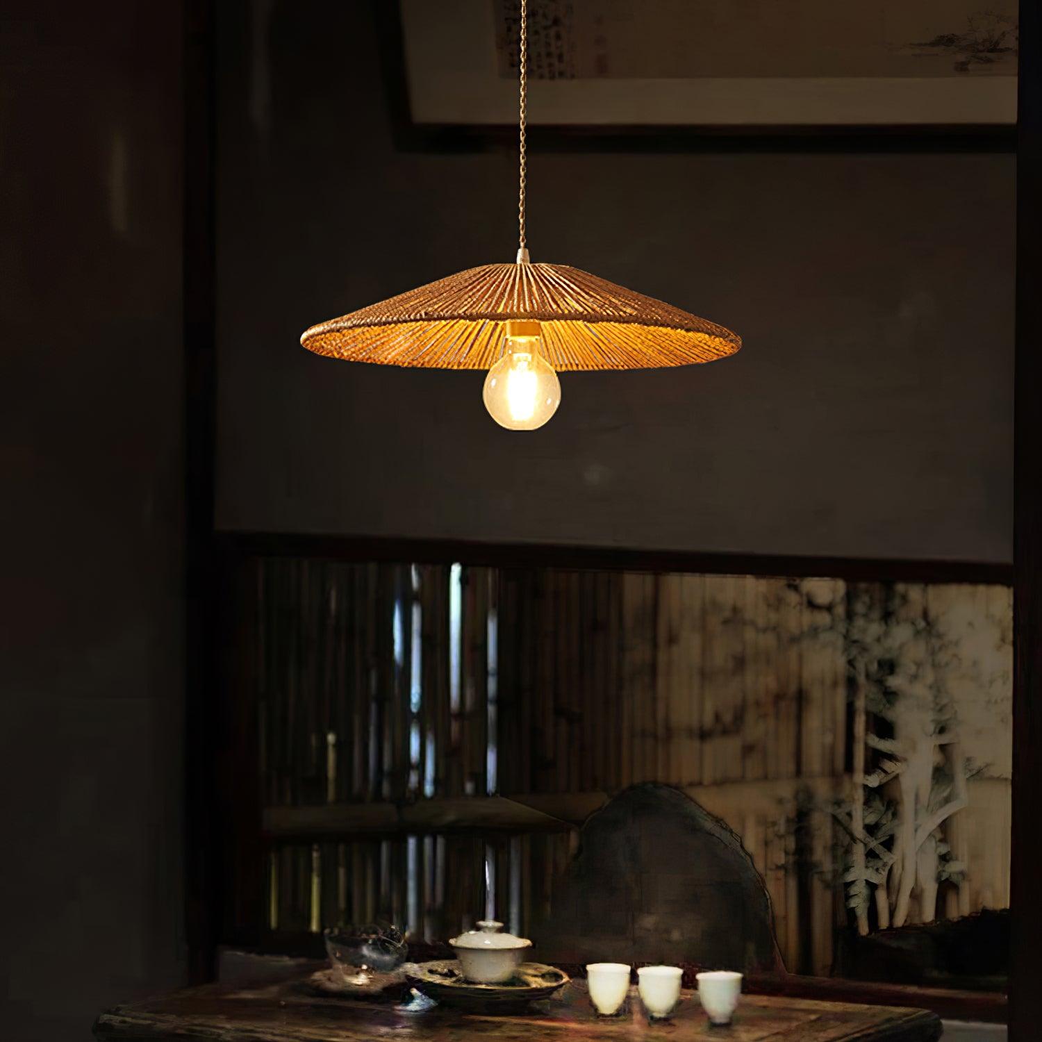 Sola Lampe Suspension Rattan - Neutralighting
