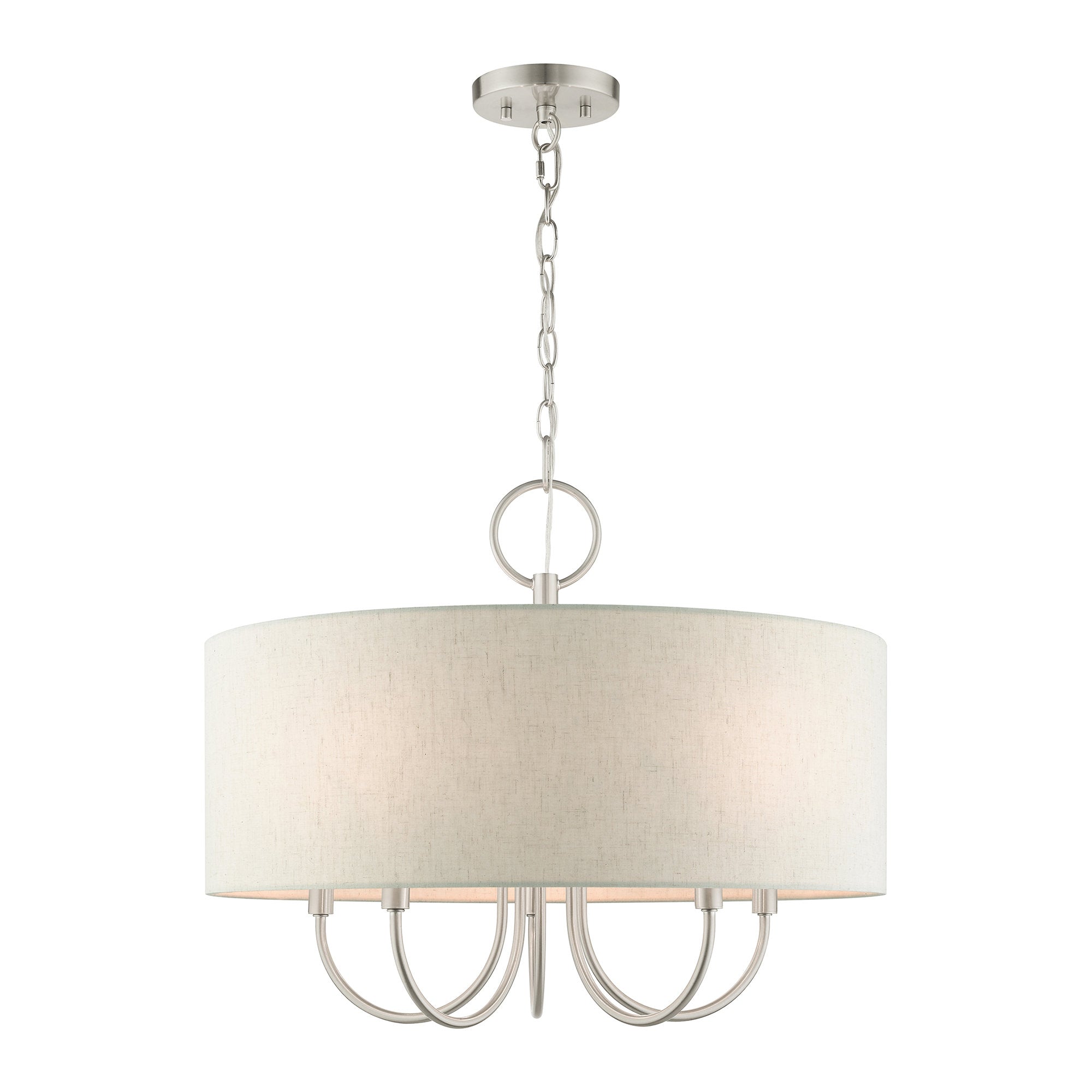 Ovyneth Classic Vintage Drum Fabric Chandelier - Lamp Copper
