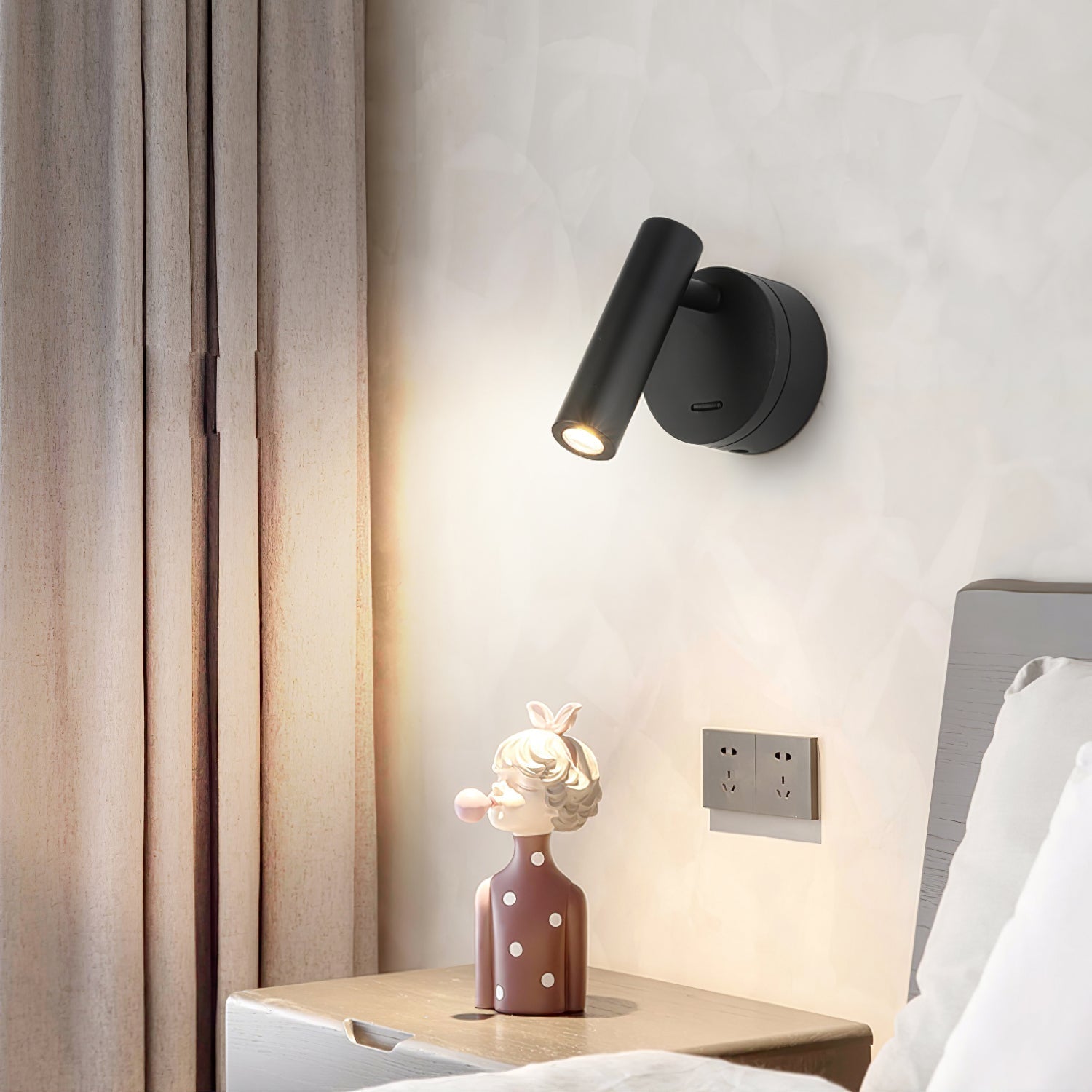 Adela Art Premium Lecture LED Chambre Applique Murale - Neutralighting