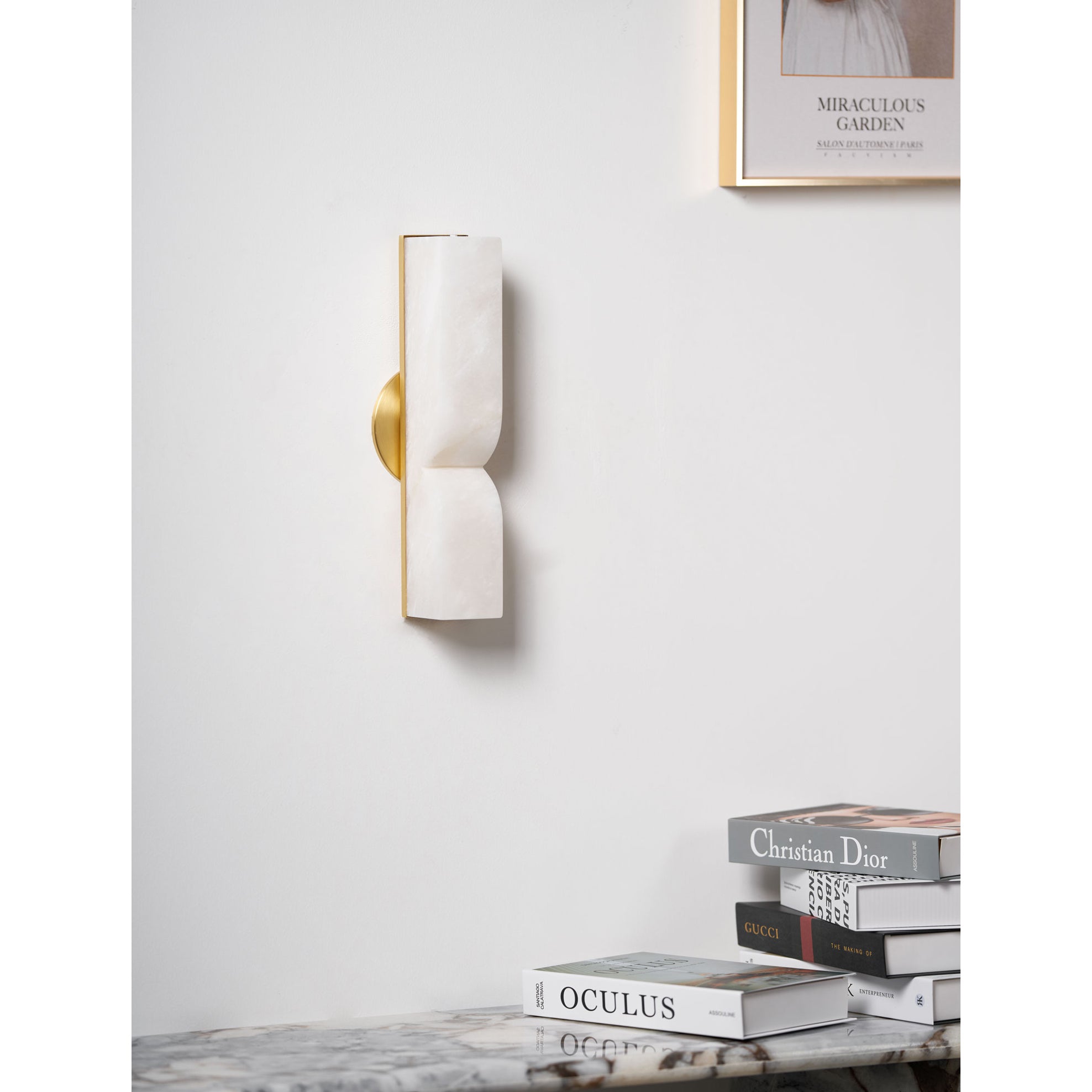 Lampe Murale Rectangulaire en Albâtre Moderne Minimaliste Lyvenisra - Neutralighting