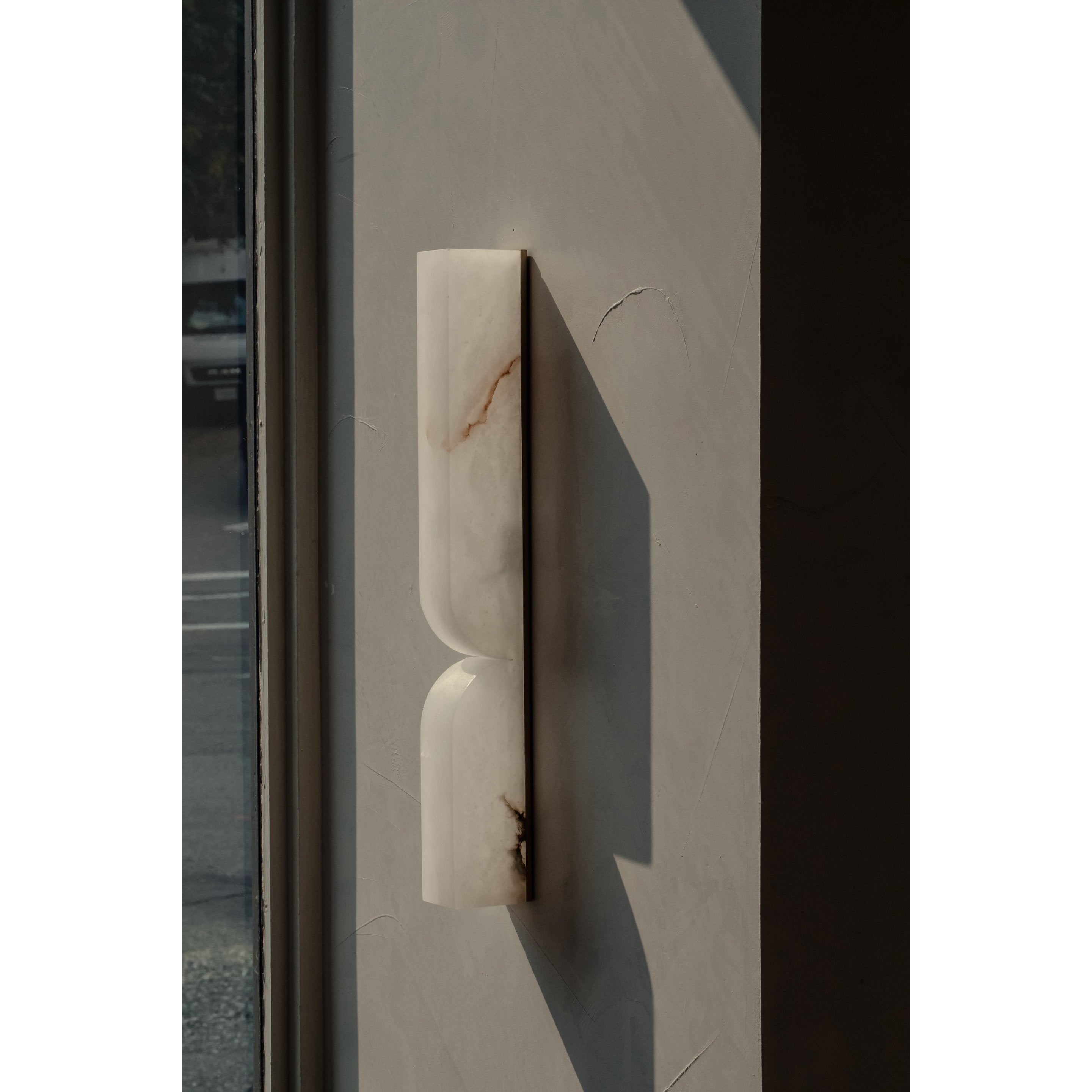 Lampe Murale Rectangulaire en Albâtre Moderne Minimaliste Lyvenisra - Neutralighting