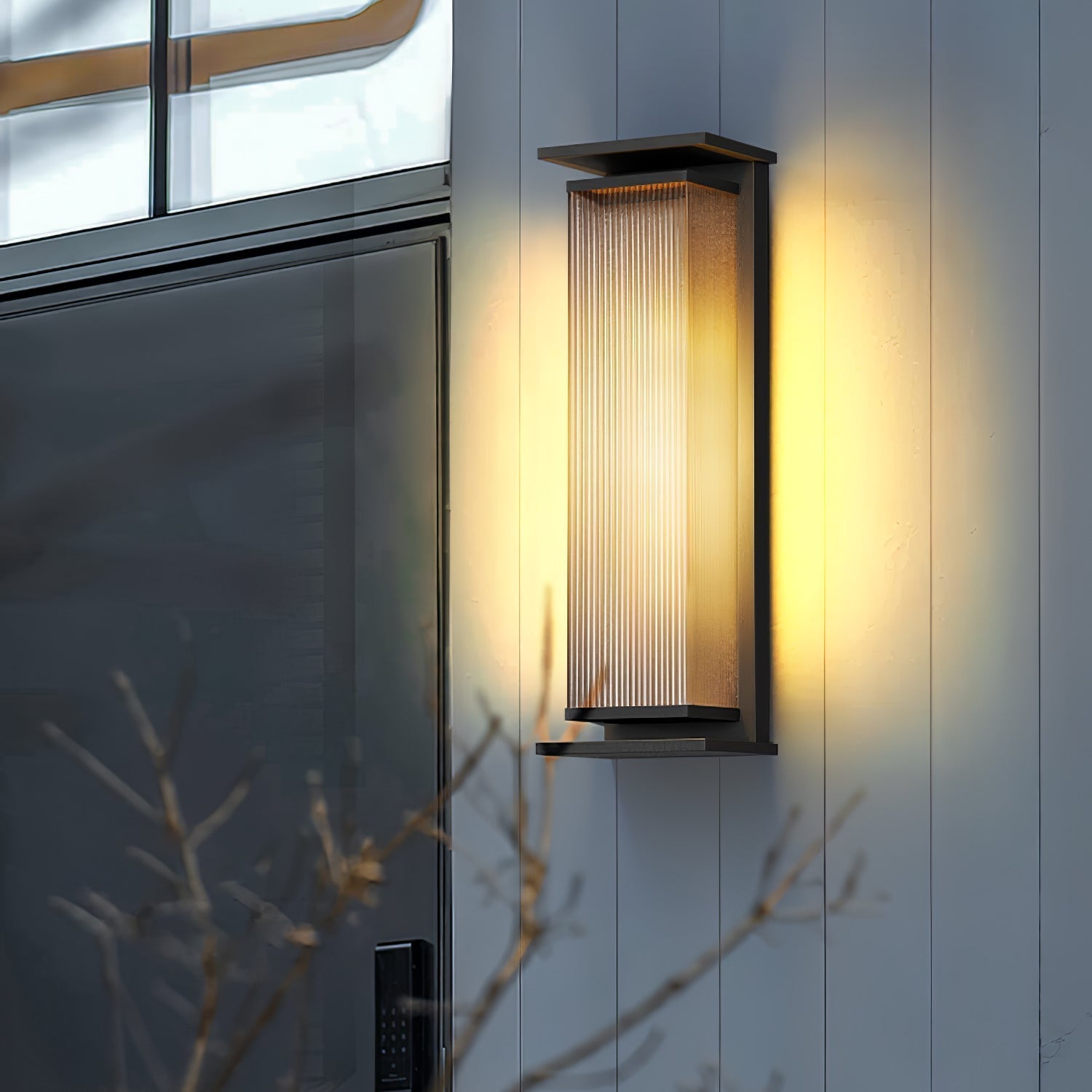 Cesilila Vertical Glass Wall Light - Blowlighting