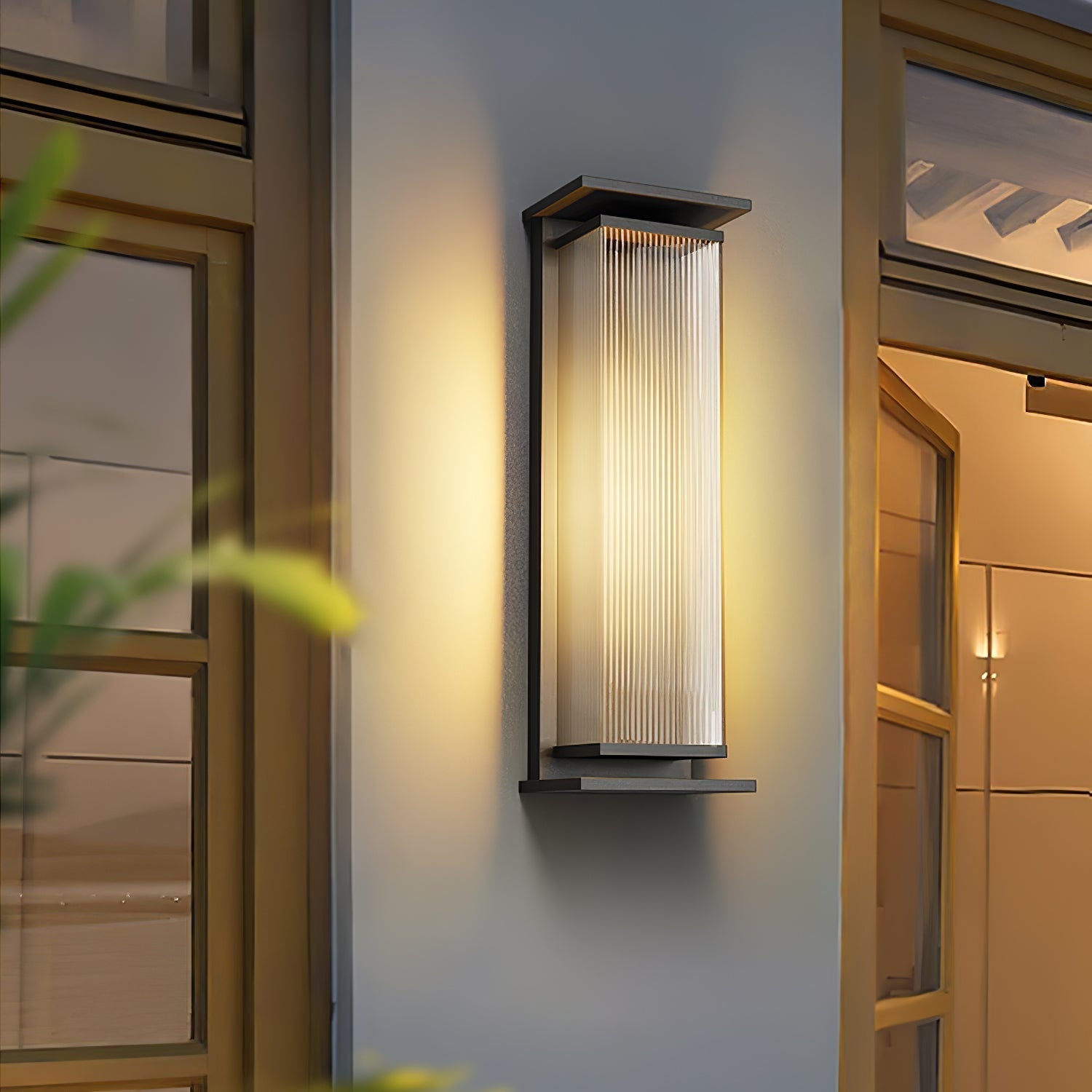 Cesilila Vertical Glass Wall Light - Blowlighting