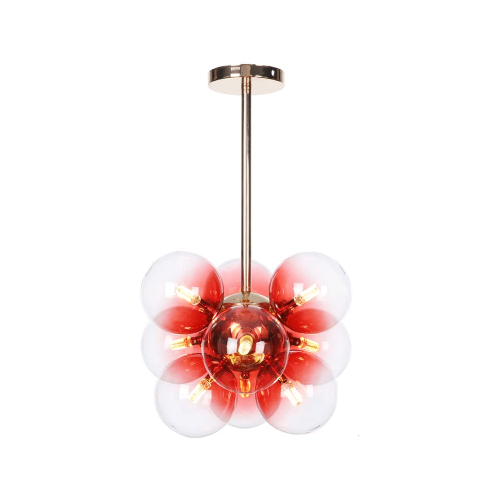 Valentina Minimalisme Rond Suspension Métal/Verre Chambre à coucher - Neutralighting