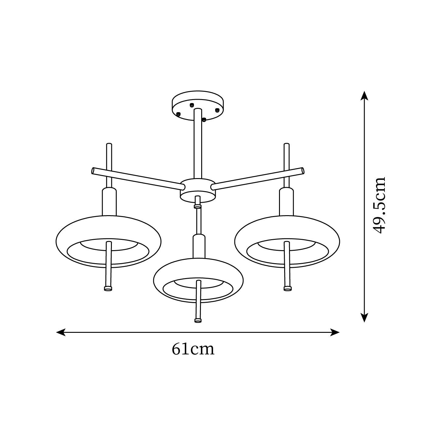 Redondo Lustra Lustre Laiton Verre LED Moderne - Neutralighting