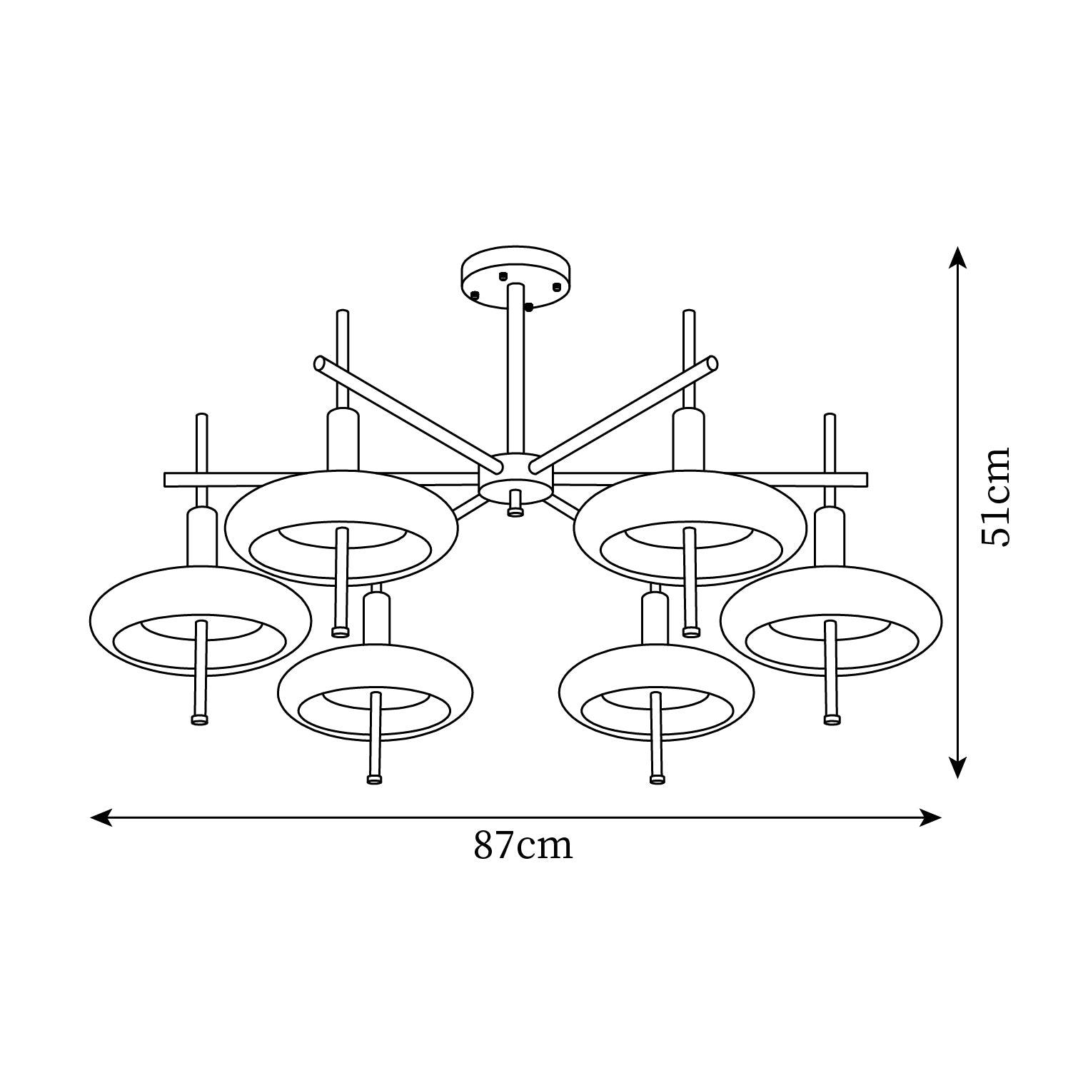Redondo Lustra Lustre Laiton Verre LED Moderne - Neutralighting