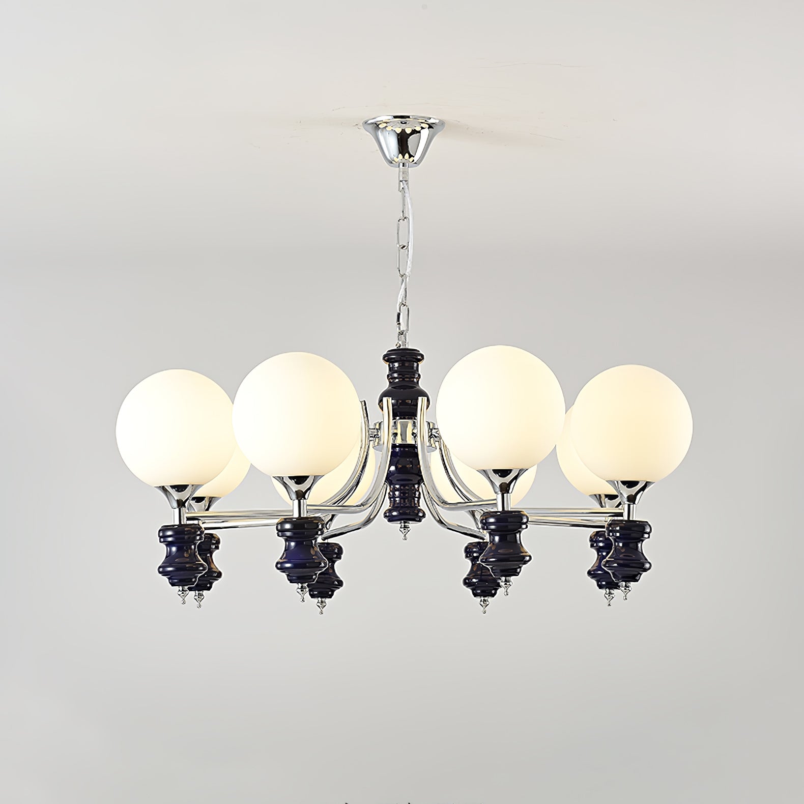 Aurora Lustre Regal Orb Givré - Neutralighting