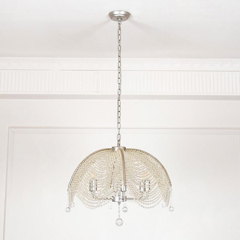 Ulsilus Elegance Style Beads Crystal Chandelier - Lamp Copper