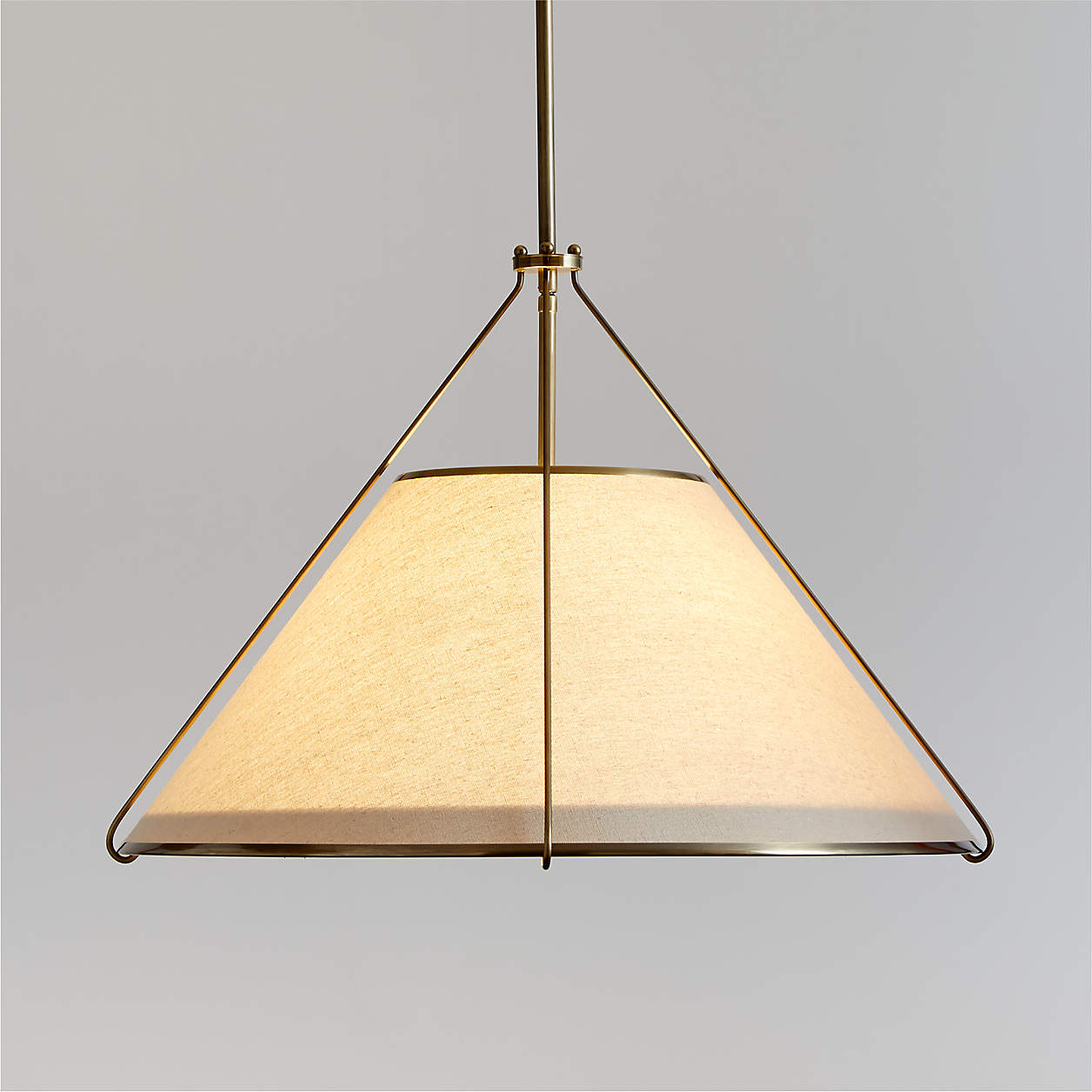 Voloraris Vintage Industrial Conical Fabric Pendant Lamp - Lamp Copper